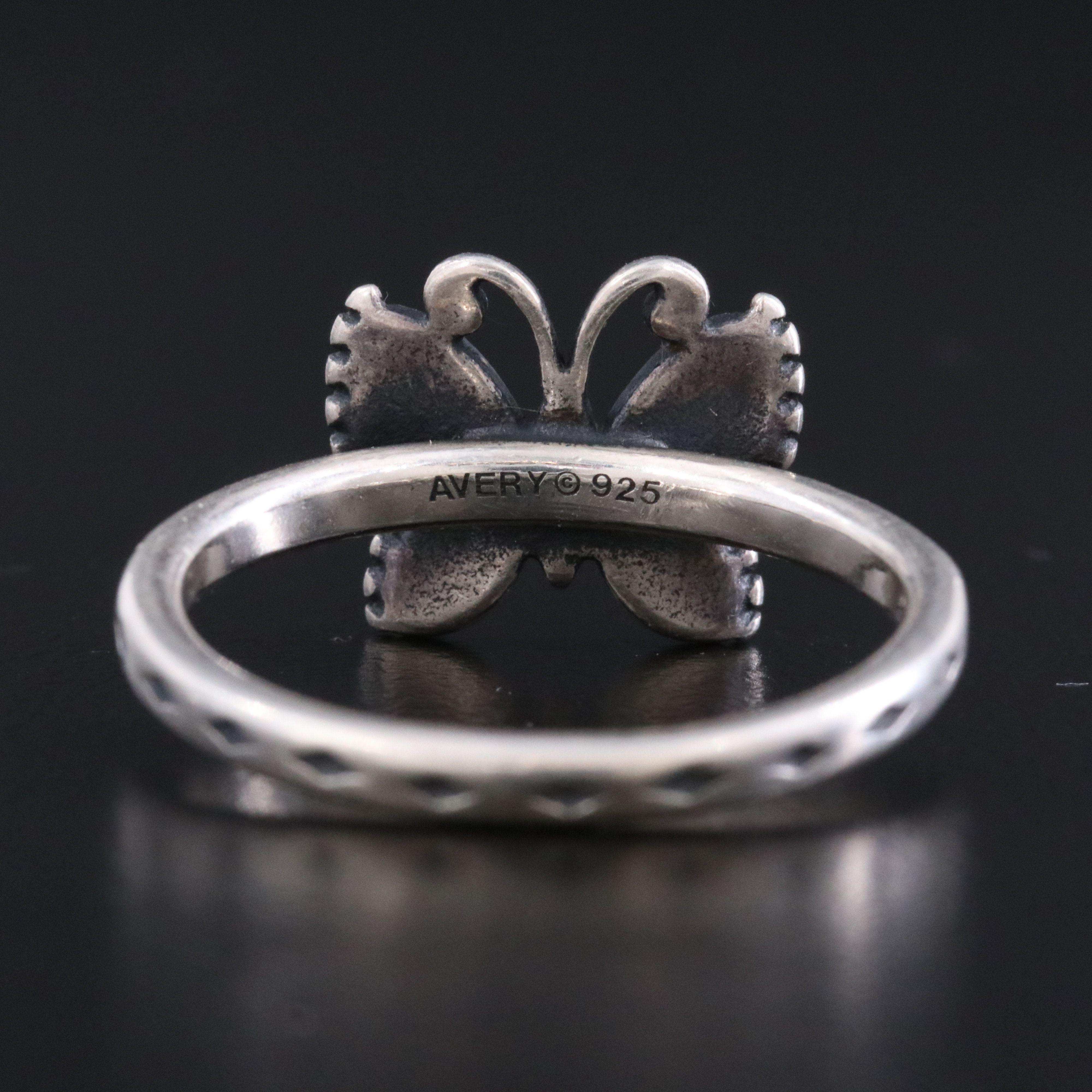 James Avery Sterling Butterfly Ring