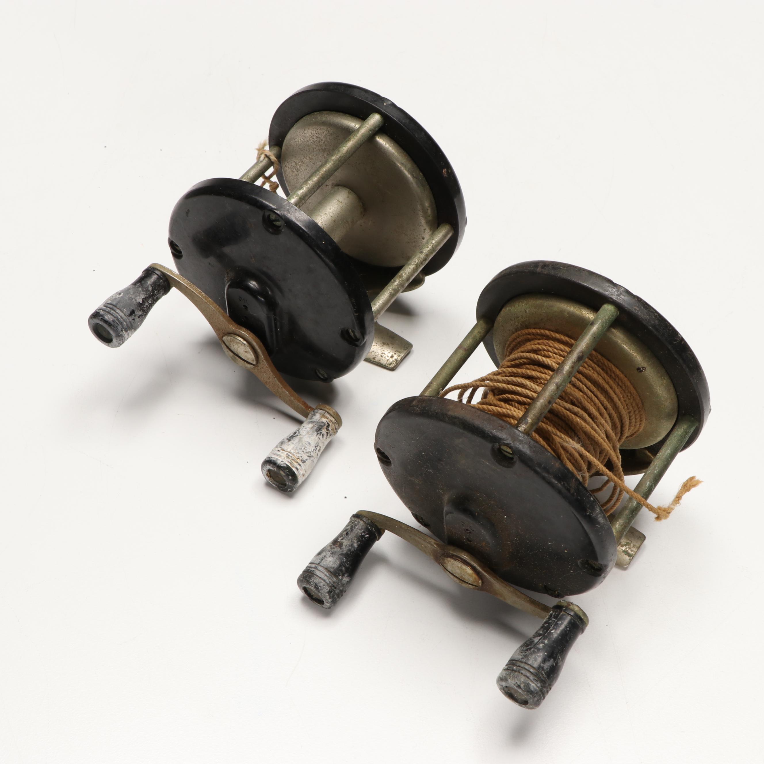 Leather Bound Binoculars, Woven Fishing Basket, and More Outdoor Collectibles