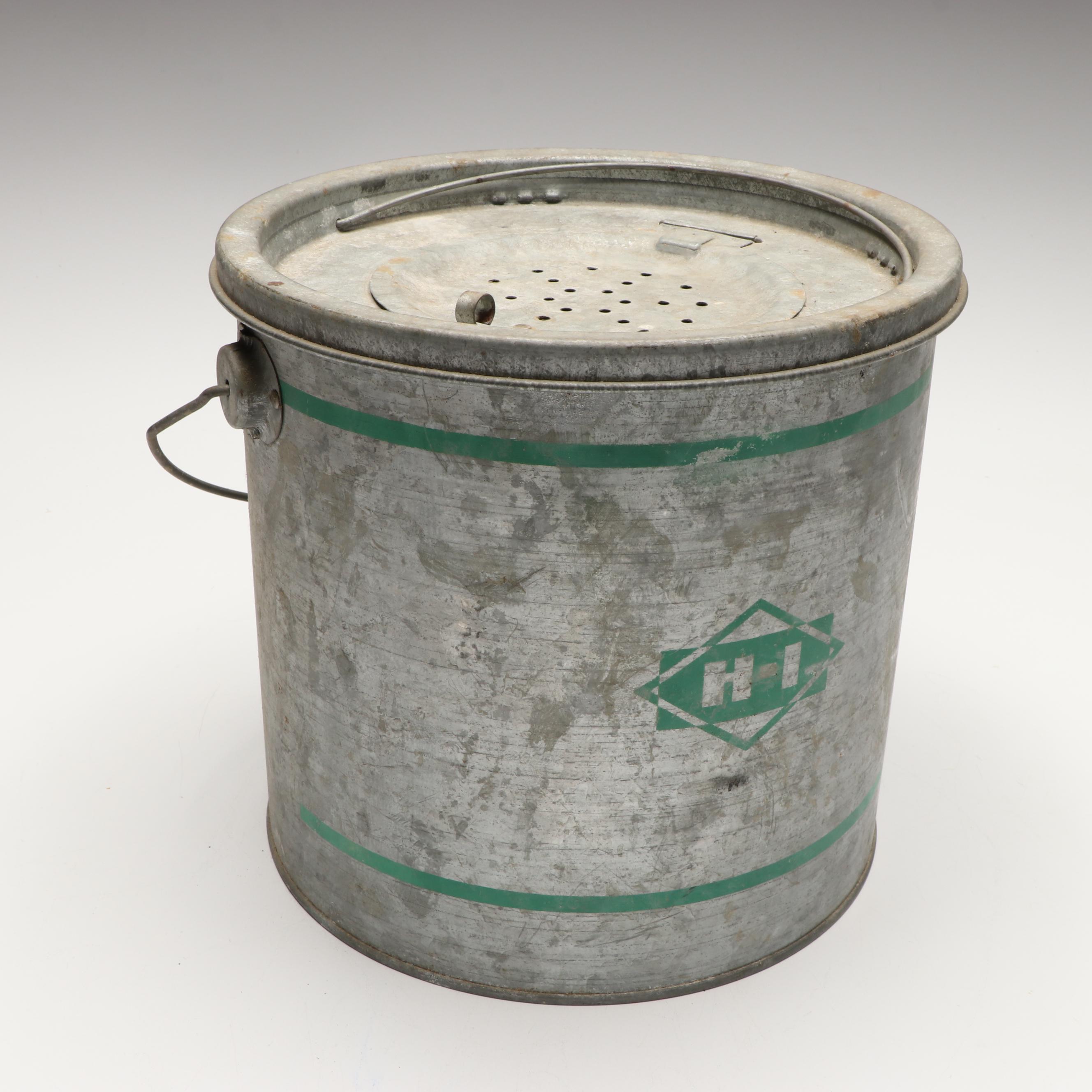 Leather Bound Binoculars, Woven Fishing Basket, and More Outdoor Collectibles