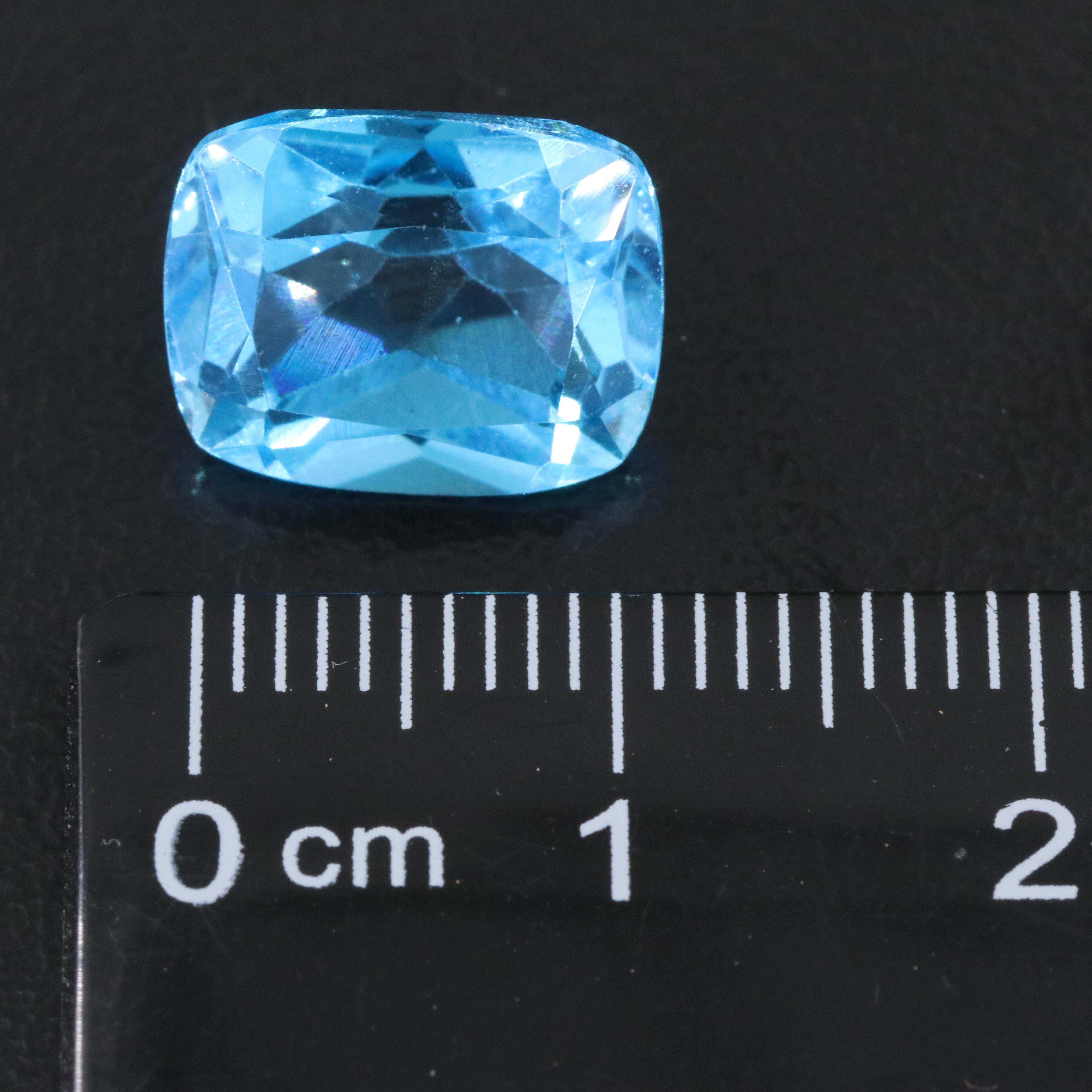 Loose 9.37 CTW Swiss Blue Topaz Lot