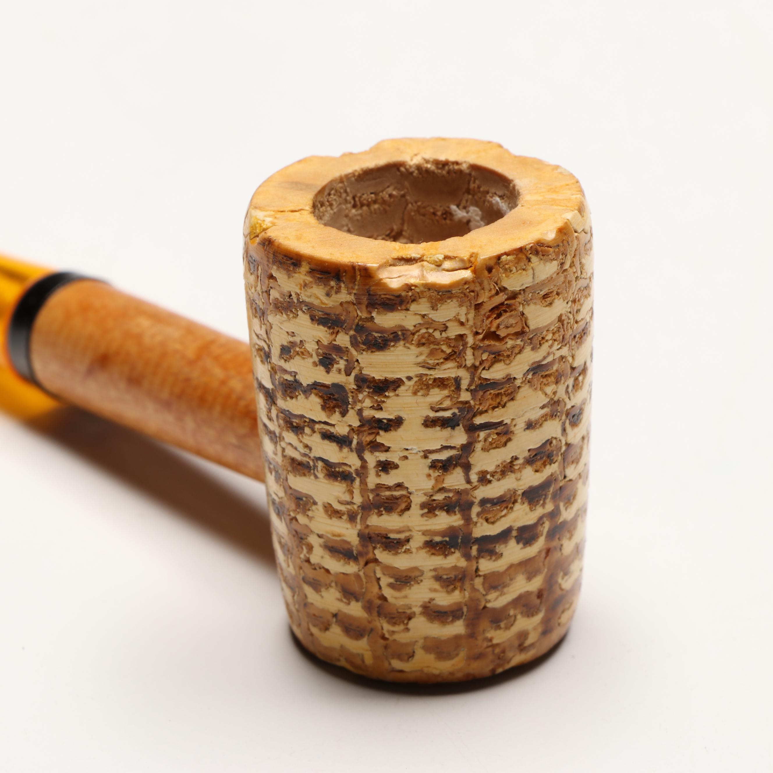 Hirschl & Bendheim and Other Corncob Pipes with Stand
