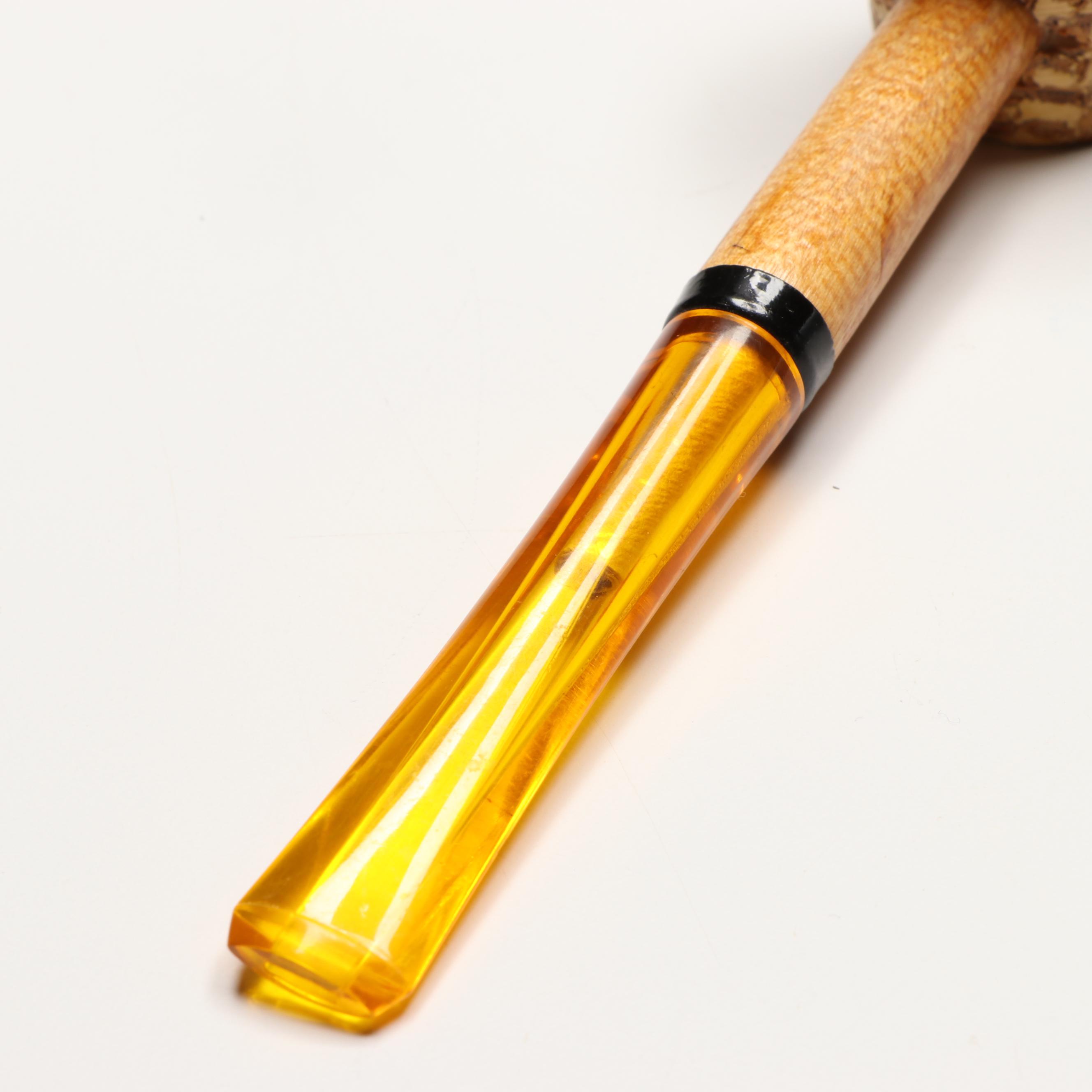 Hirschl & Bendheim and Other Corncob Pipes with Stand