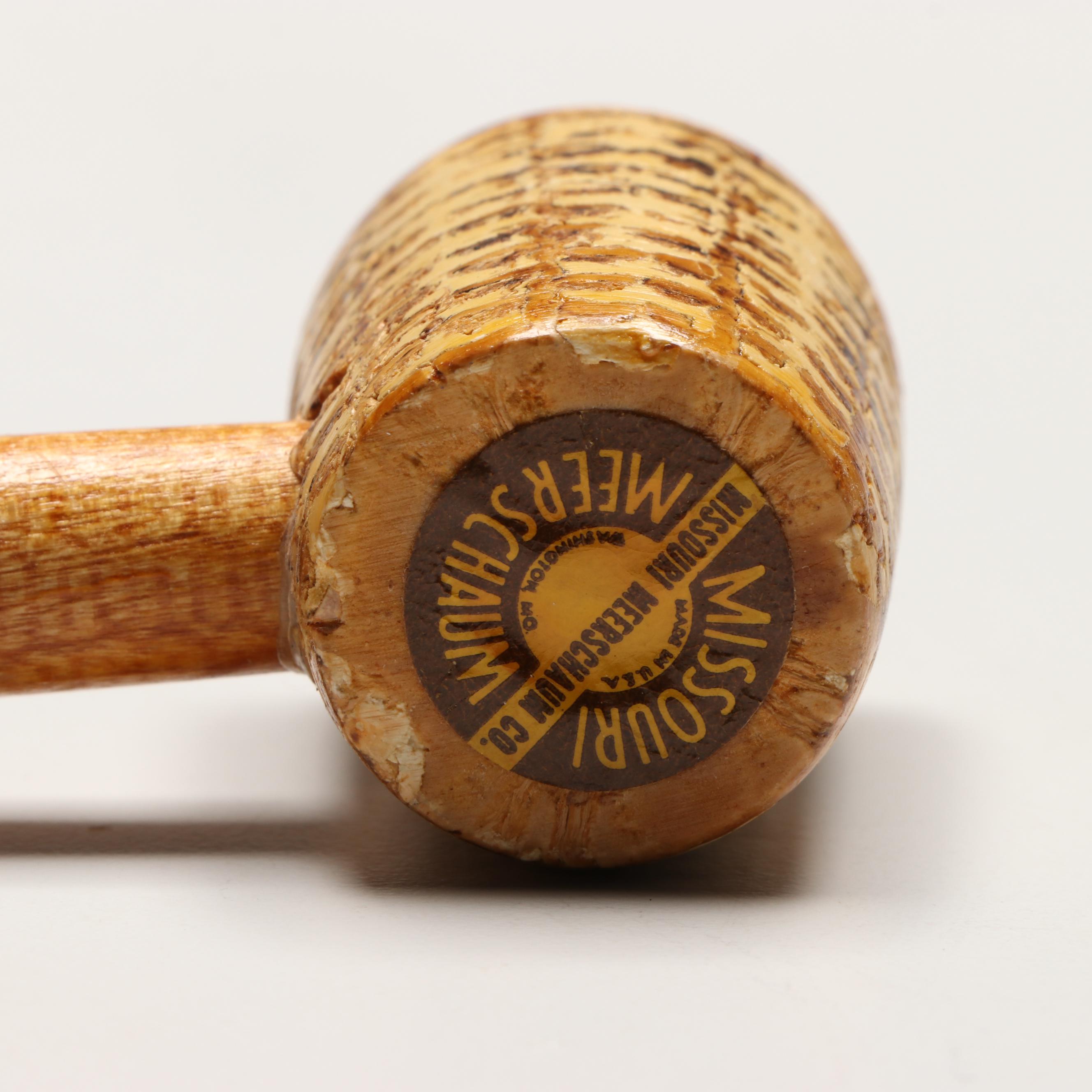 Hirschl & Bendheim and Other Corncob Pipes with Stand