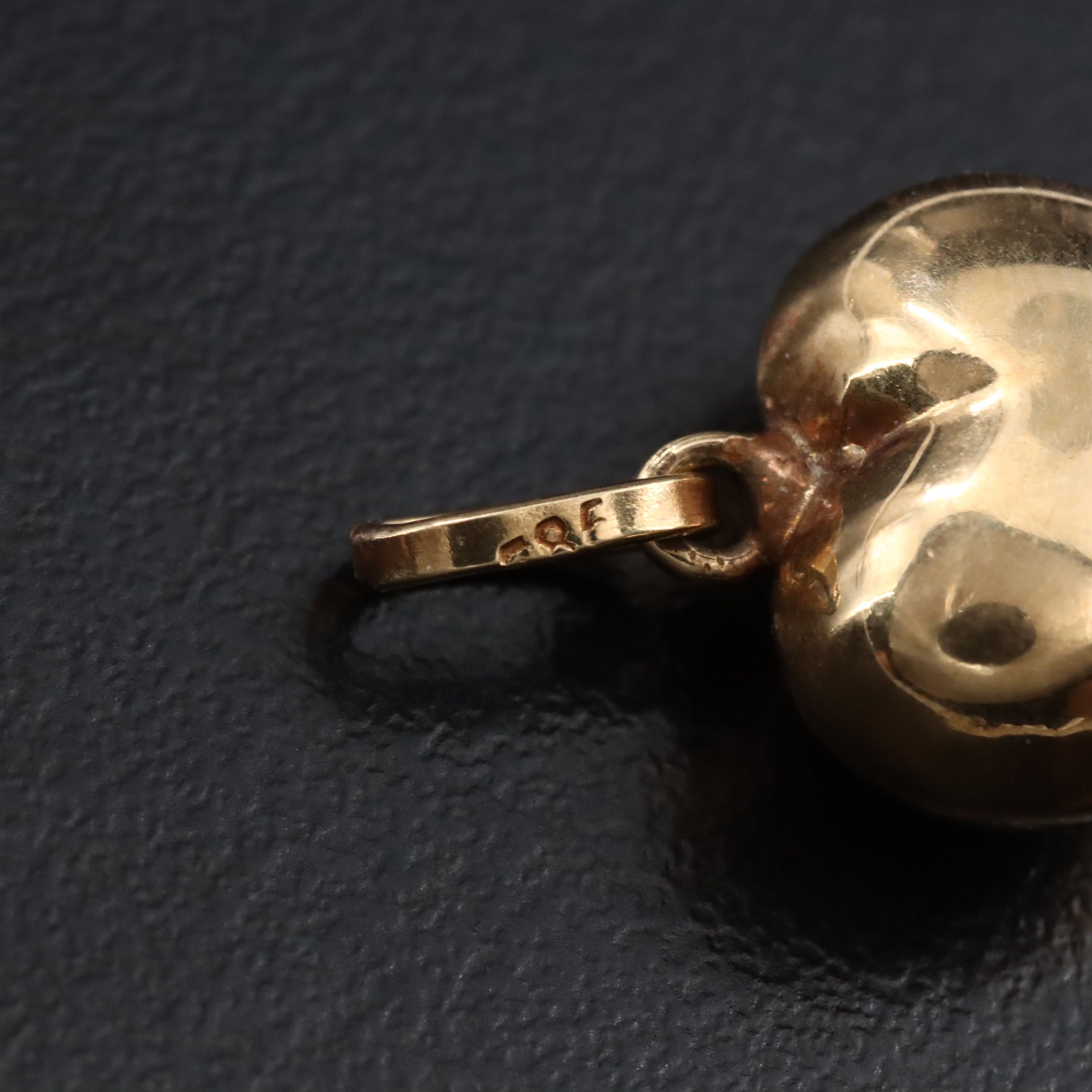 14K Puff Heart Pendant