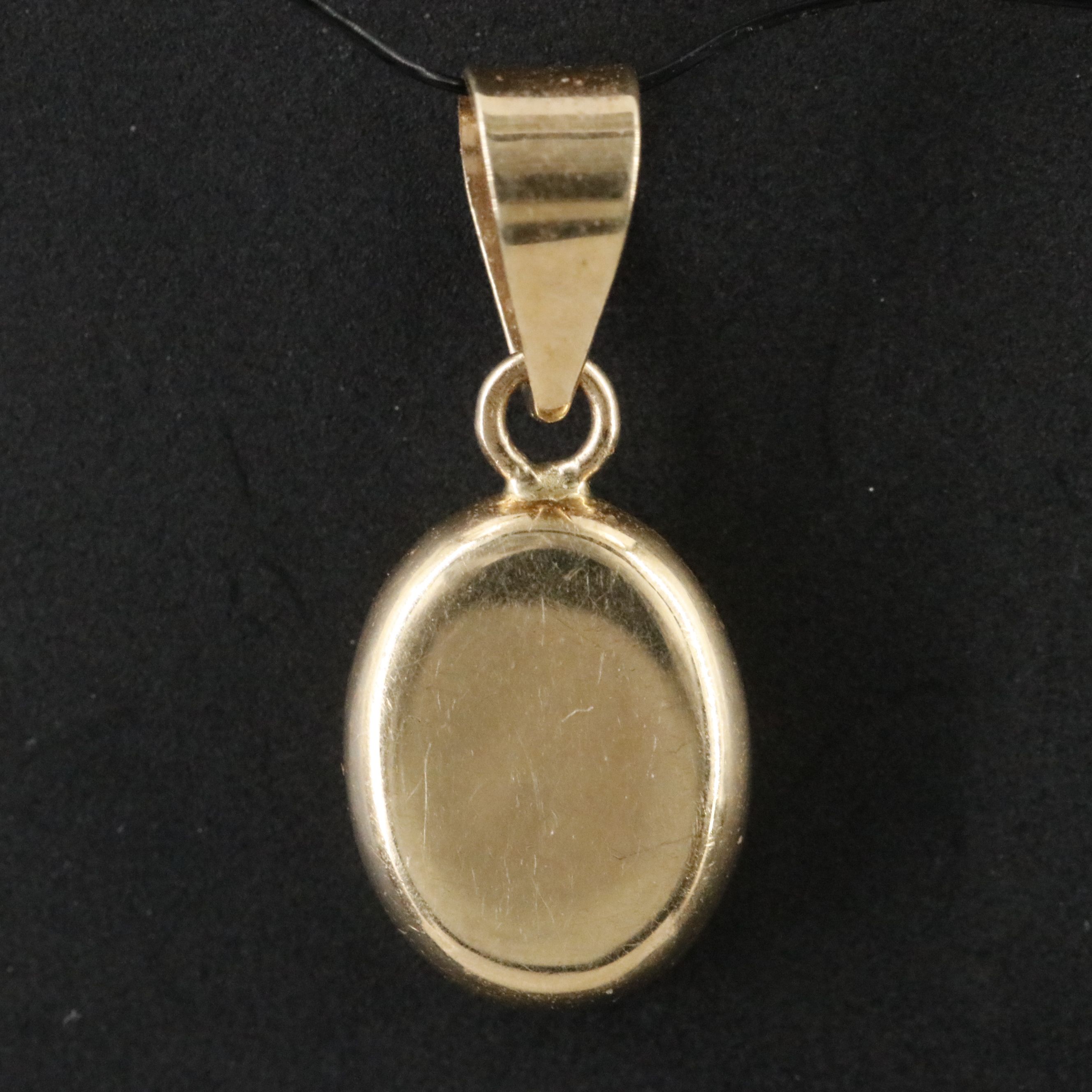 14K Opal Doublet Pendant