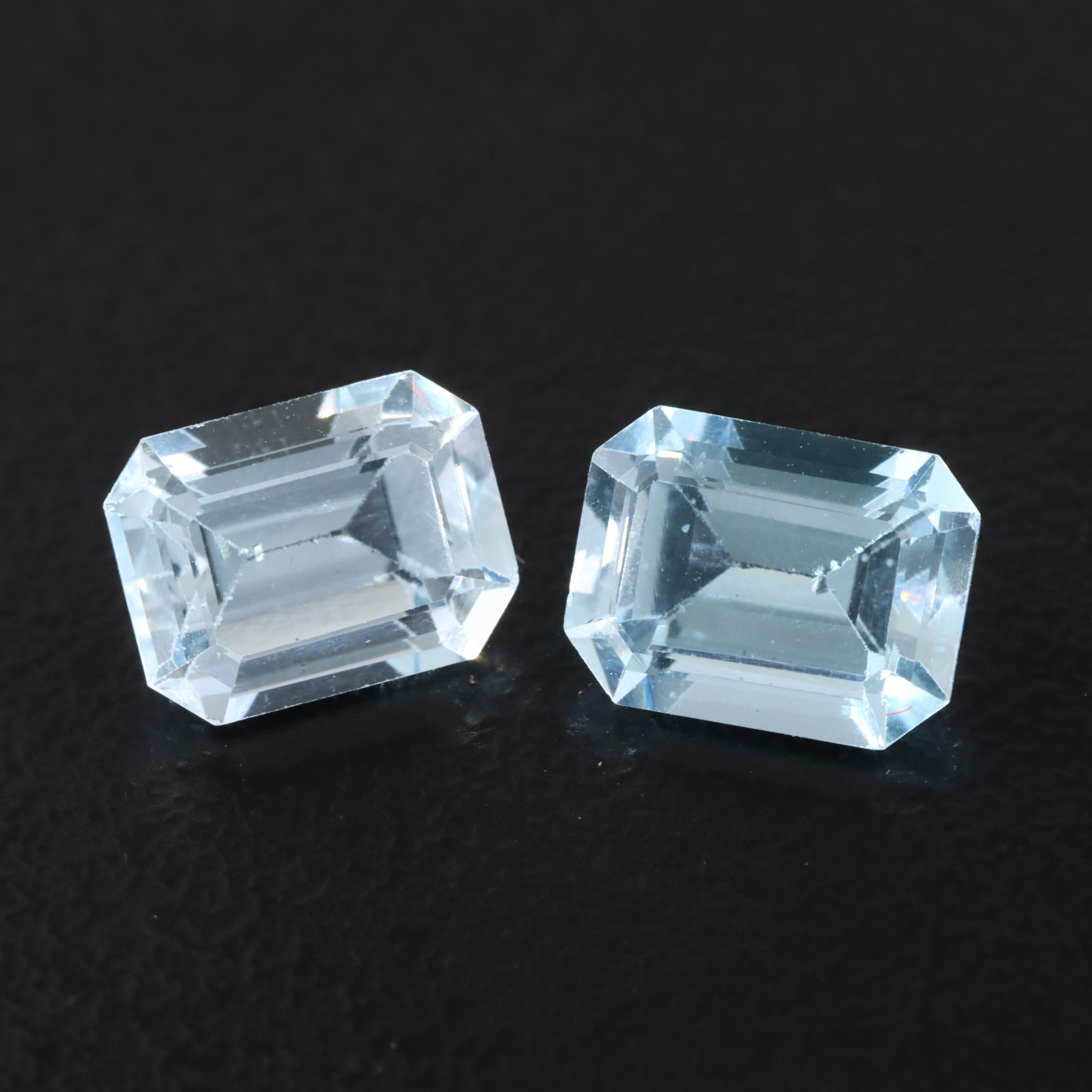 Loose 3.82 CTW Sky Blue Topaz Pair