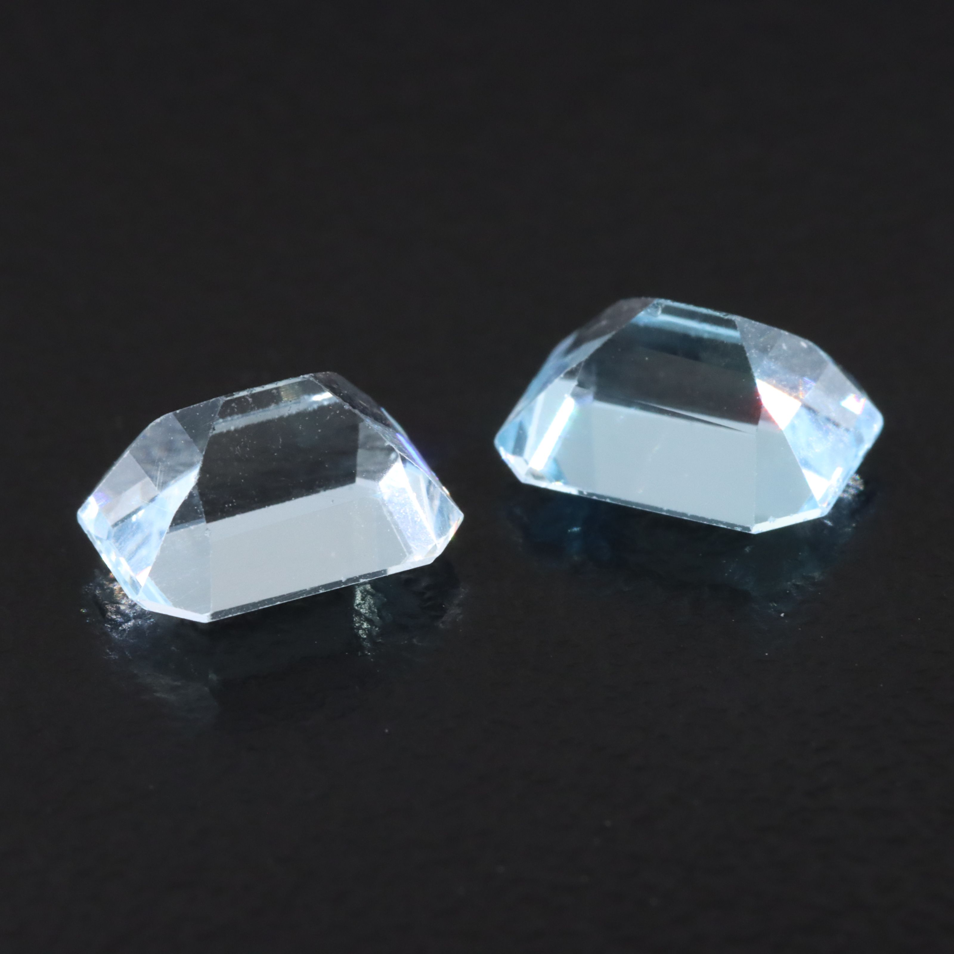 Loose 3.82 CTW Sky Blue Topaz Pair