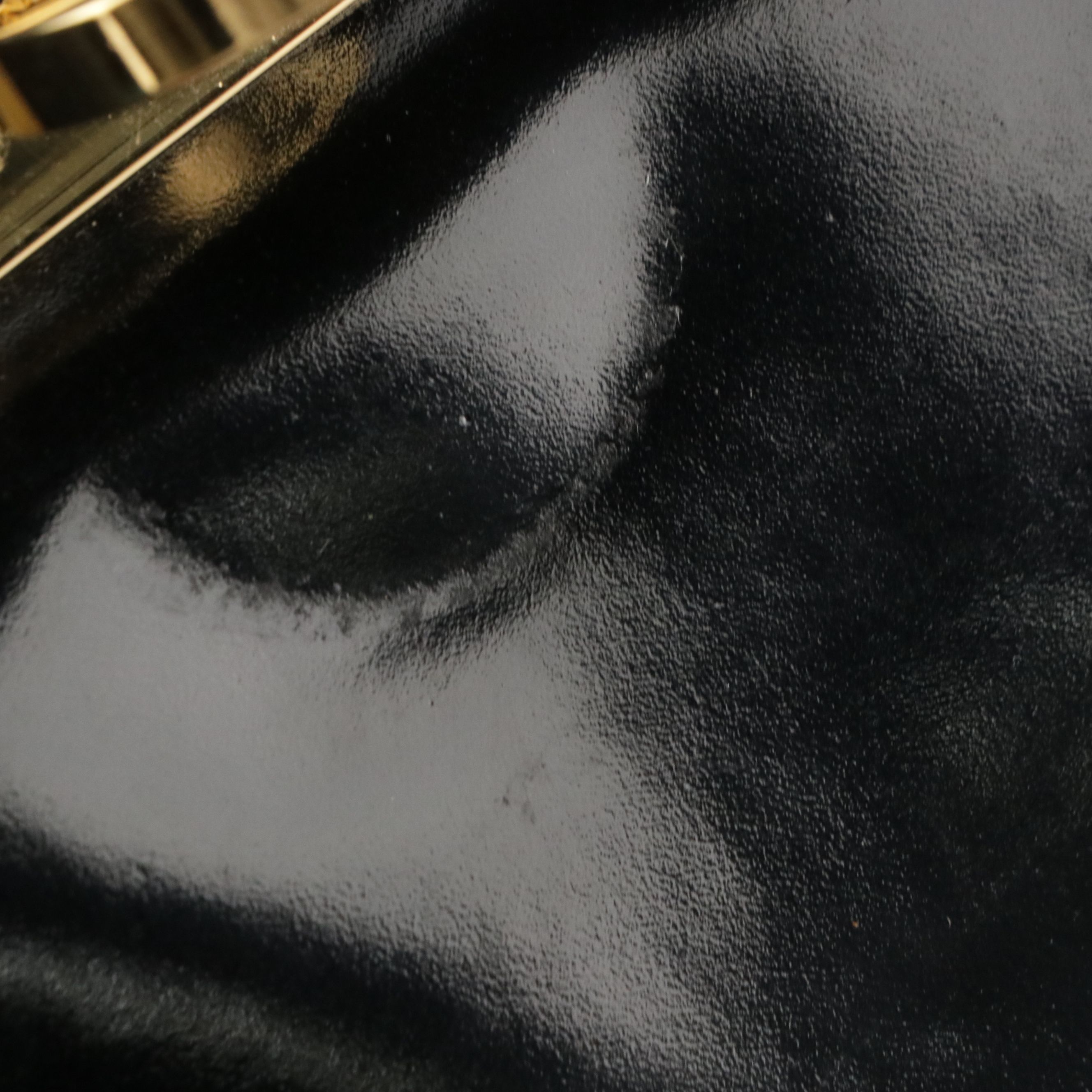 Salvatore Ferragamo Gancini Convertible Clutch in Patent Leather