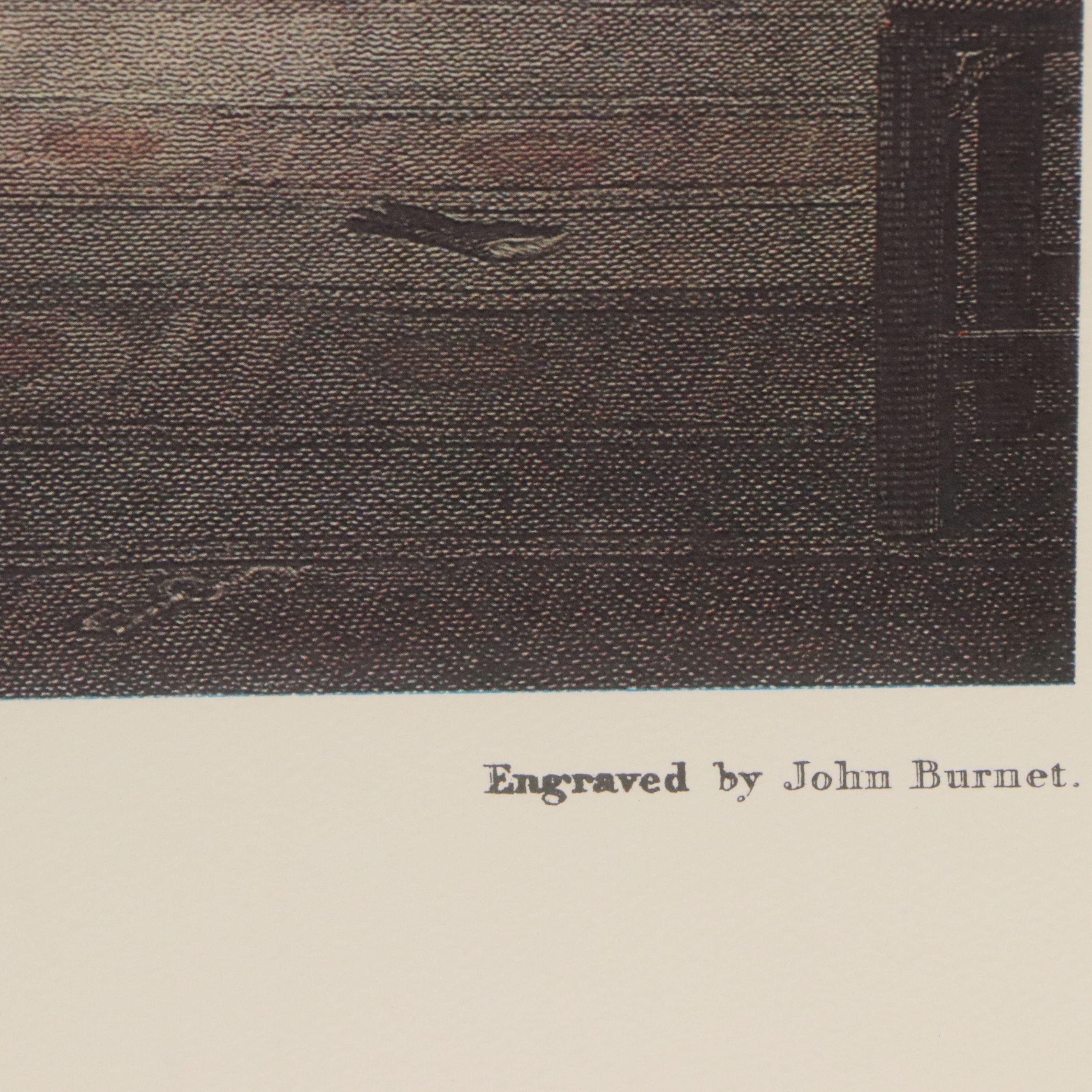 Offset Lithograph After David Wilkie "The Reading of a Will"