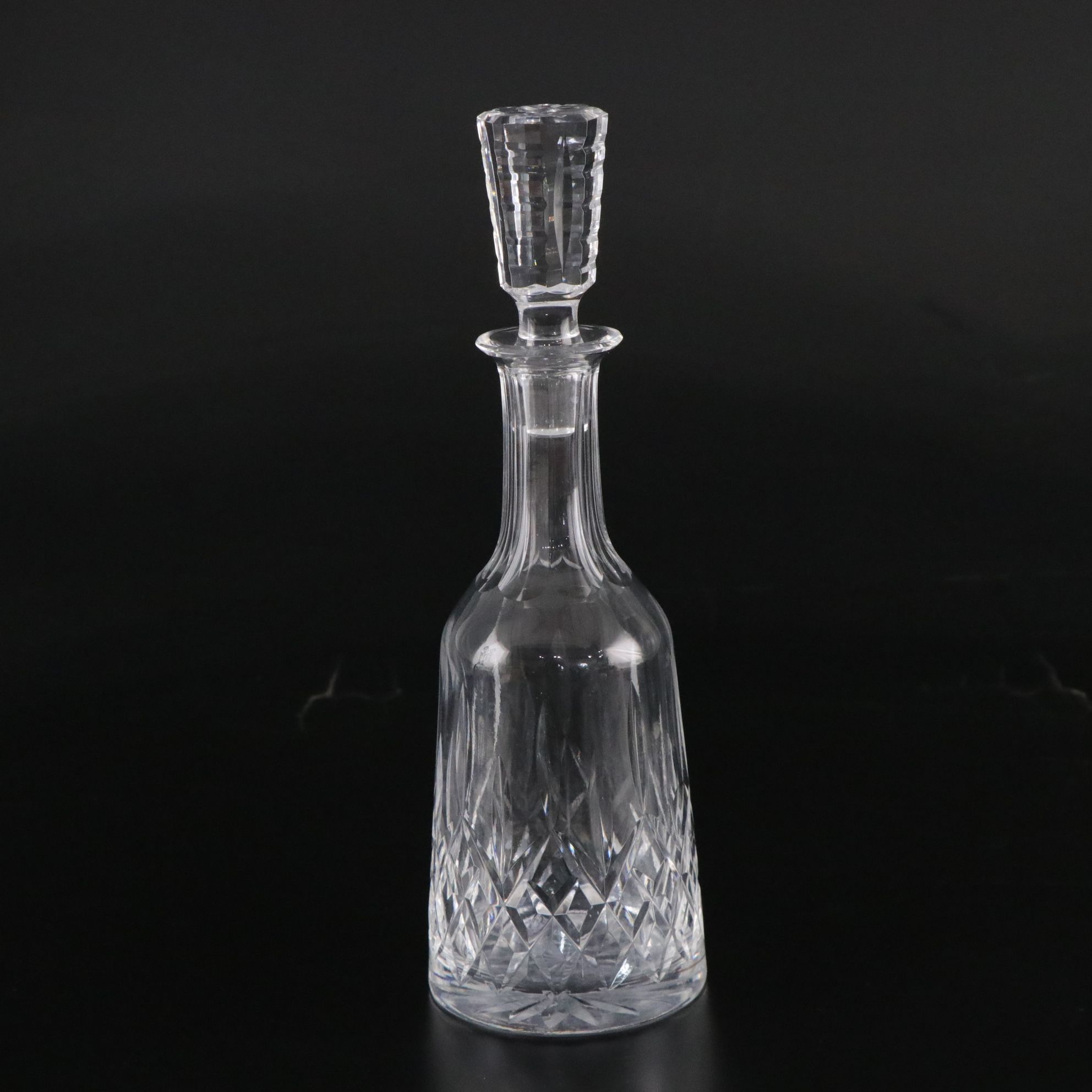 Waterford Crystal "Lismore" and Royal Gallery Czech Crystal Decanters