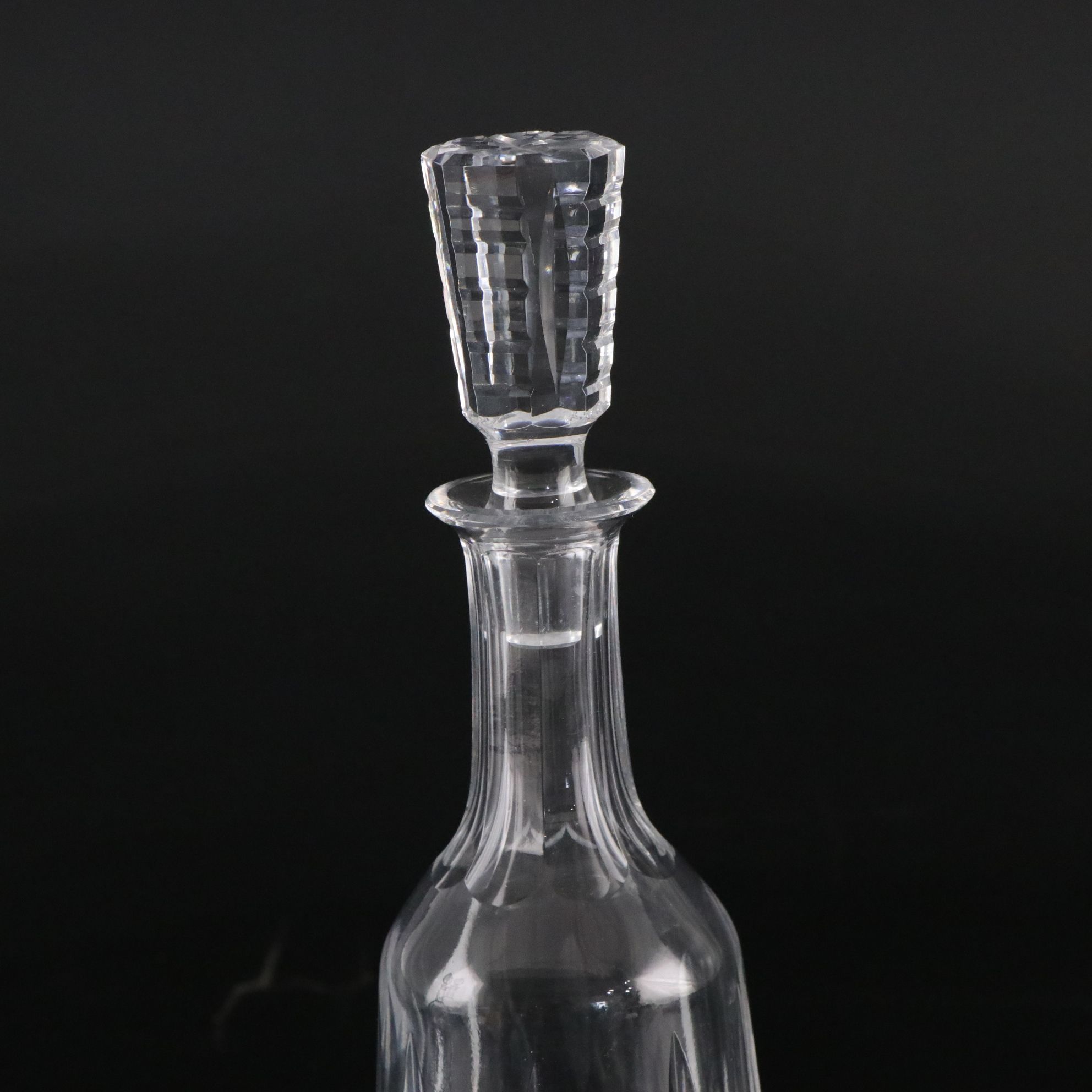 Waterford Crystal "Lismore" and Royal Gallery Czech Crystal Decanters