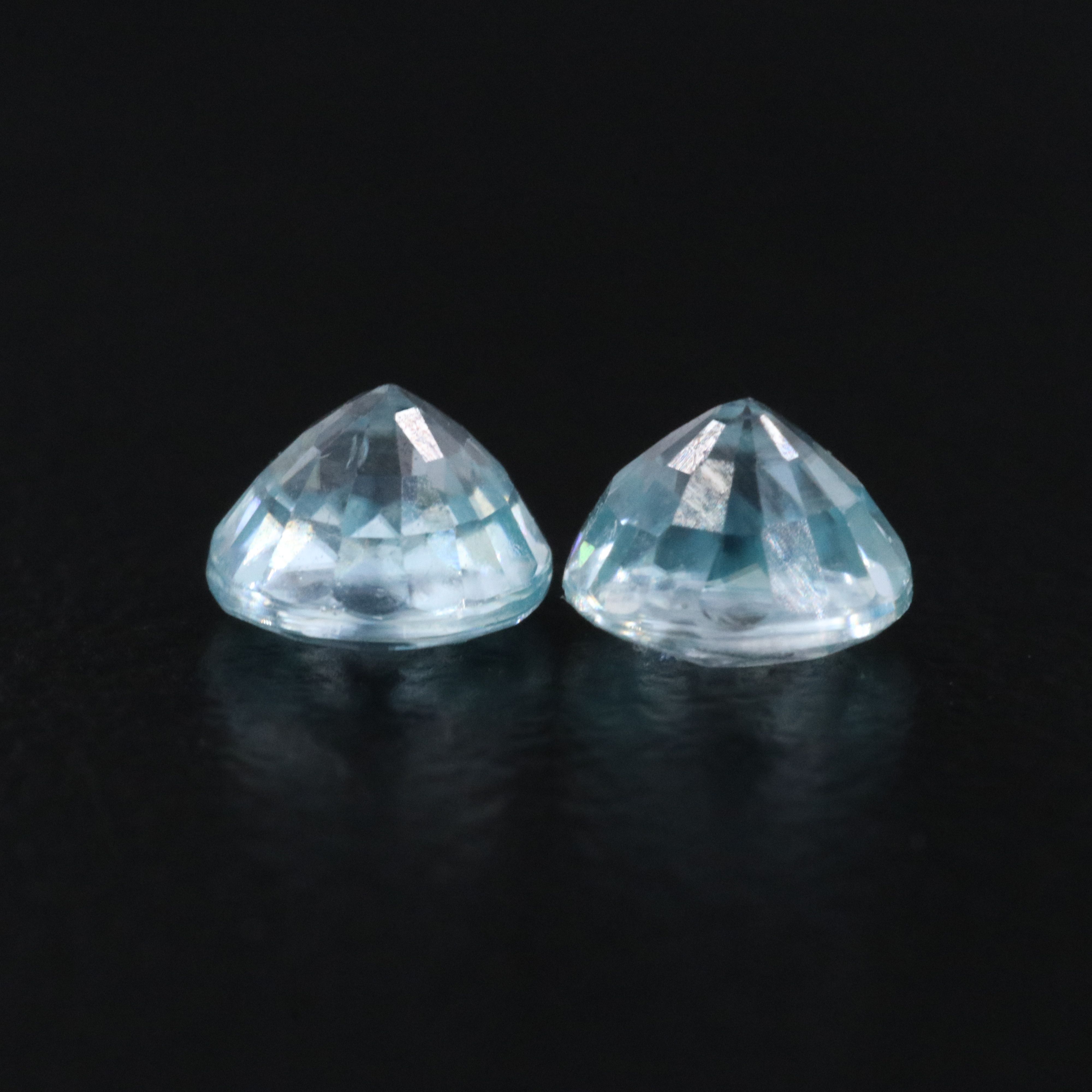 Loose 1.71 CTW Zircon Pair