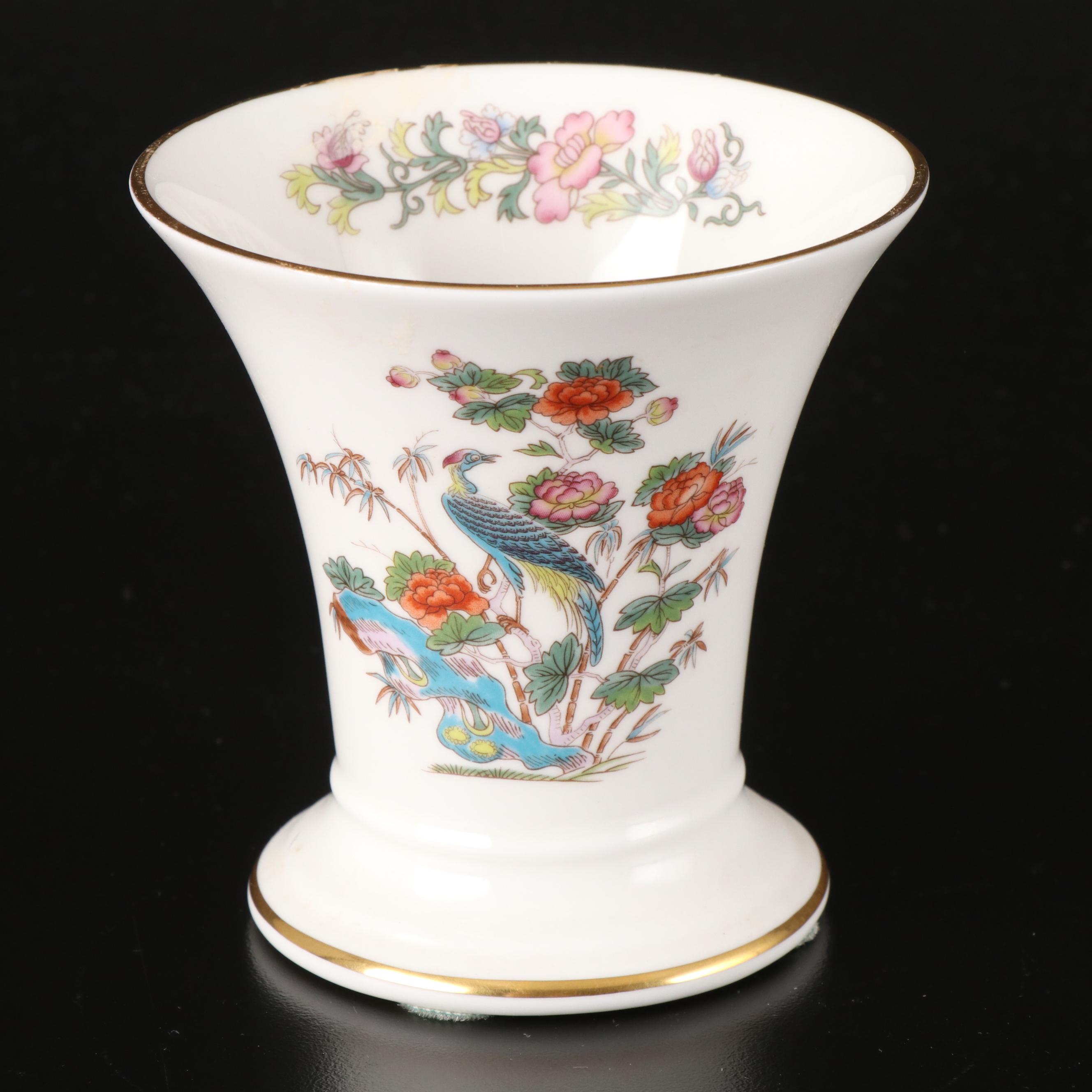 Seltmann Weiden Porcelain Salad Plates, Porcelain Bud Vases, and Delft Creamer