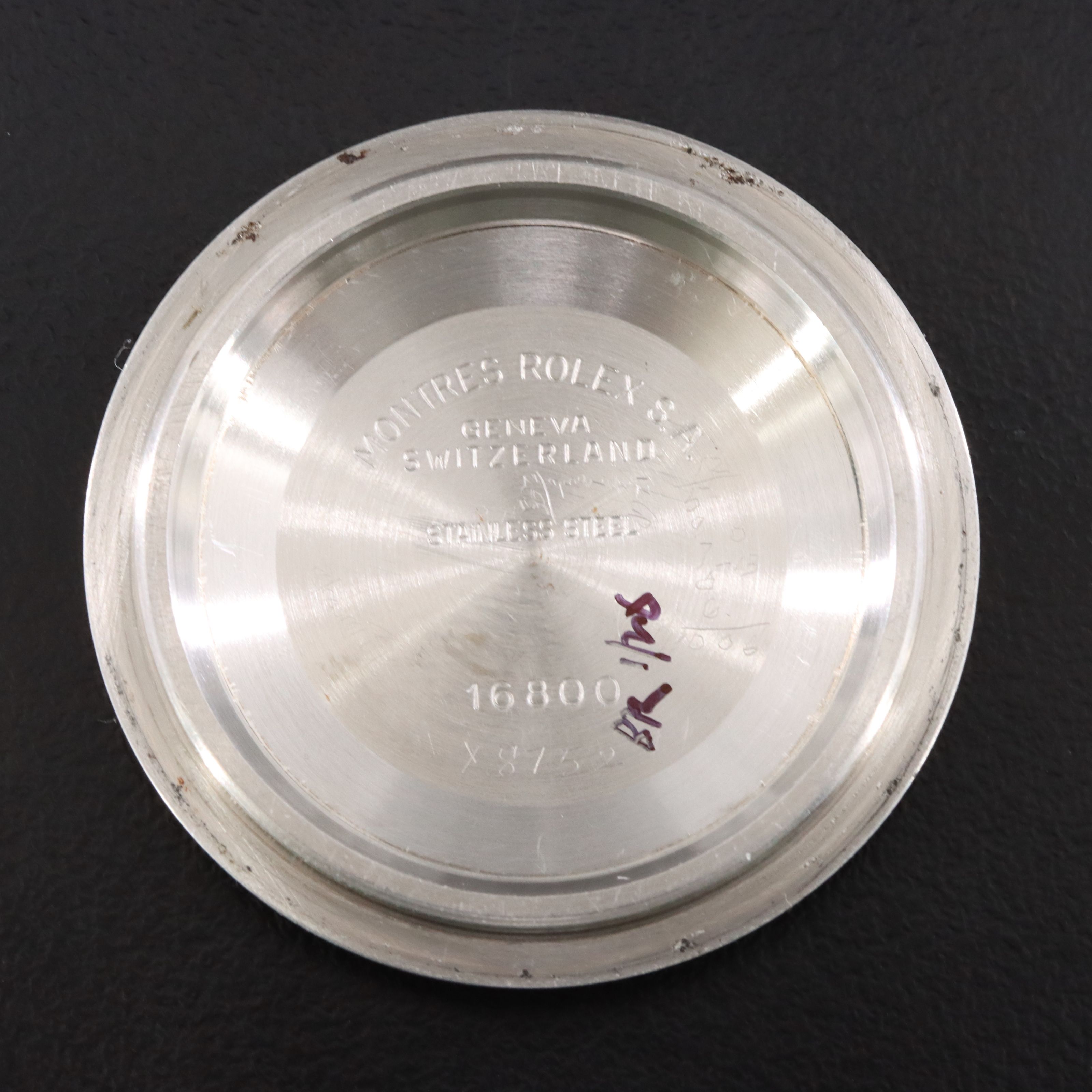 1983 Rolex Submariner Black Matte Dial Steel Date 16800 Automatic Watch