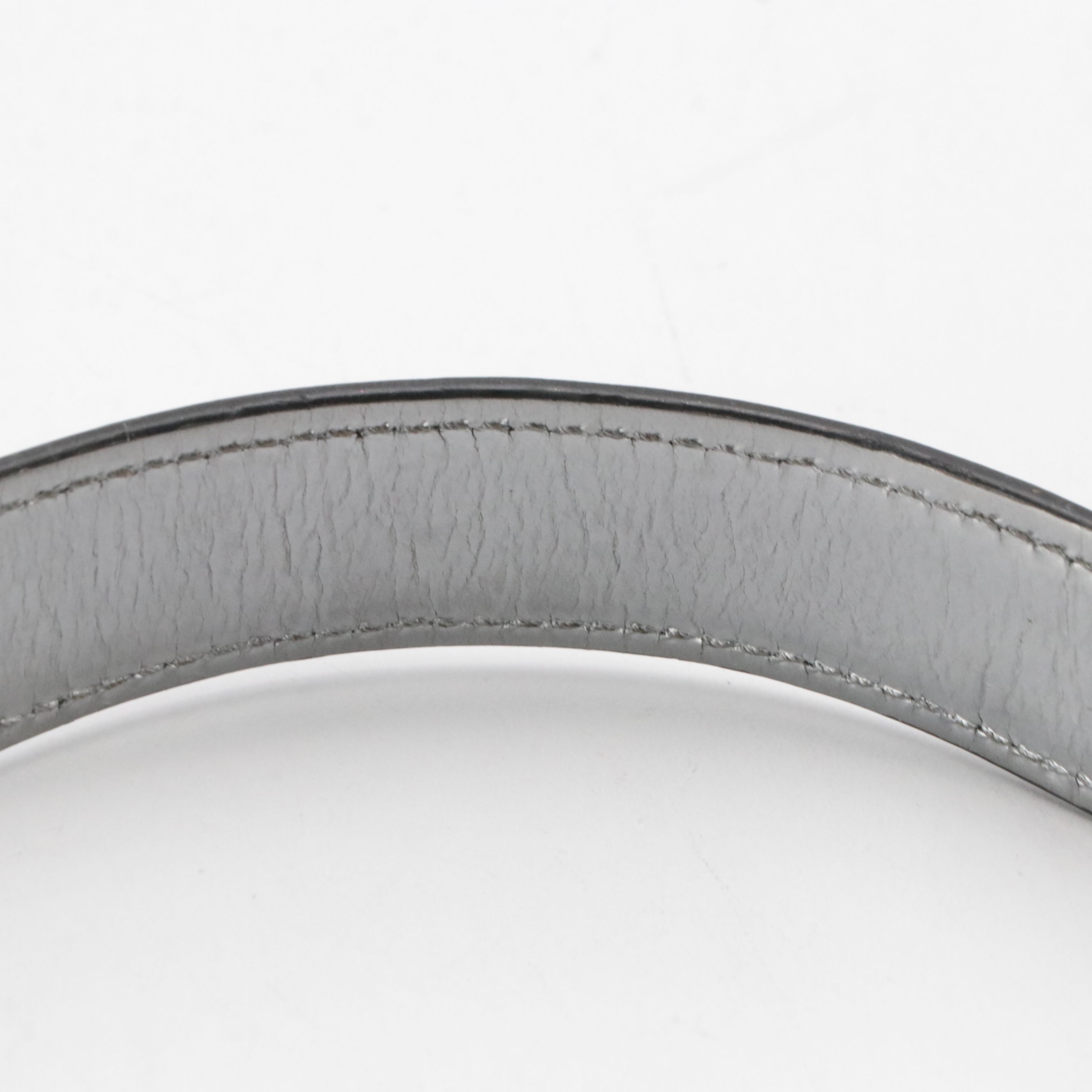 Prada Spazzolato Logo Envelope Flap Shoulder Bag in Metallic Silver Leather