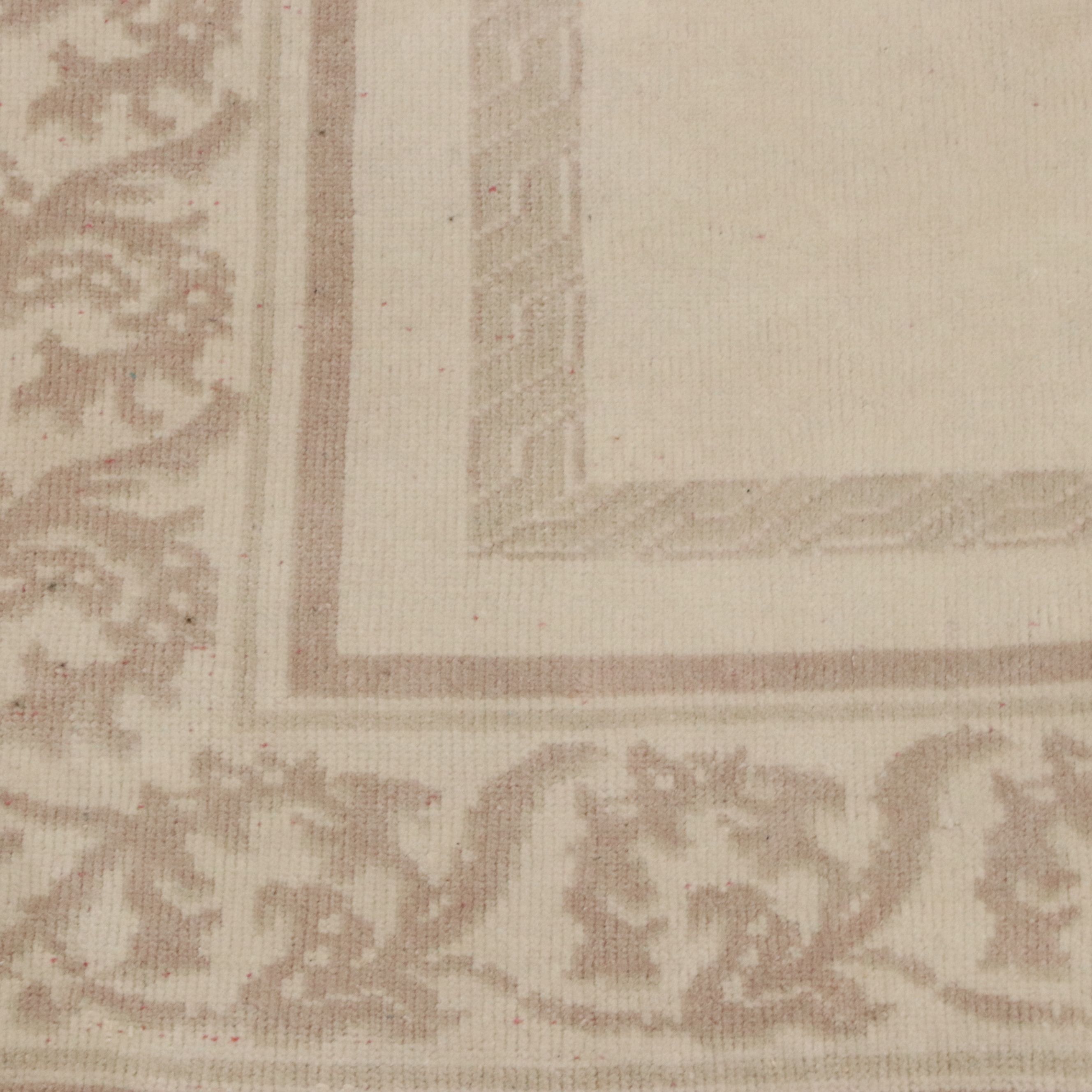 4'3 x 5'5 Hand-Knotted Turkish Contemporary Area Rug