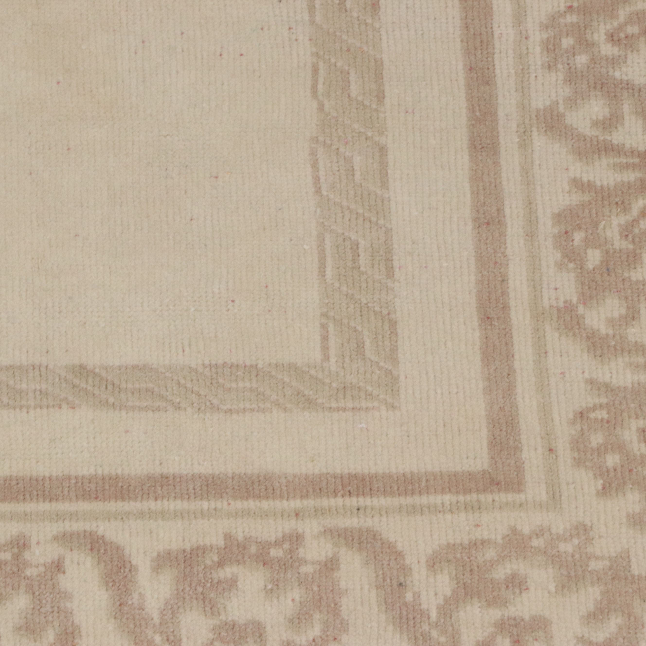 4'3 x 5'5 Hand-Knotted Turkish Contemporary Area Rug