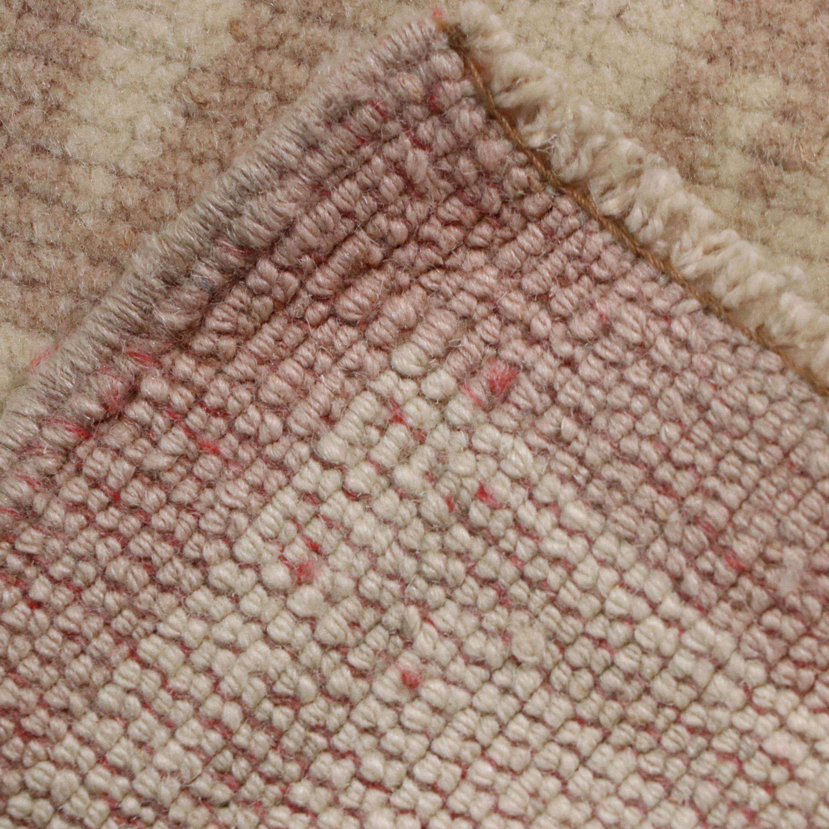 4'3 x 5'5 Hand-Knotted Turkish Contemporary Area Rug