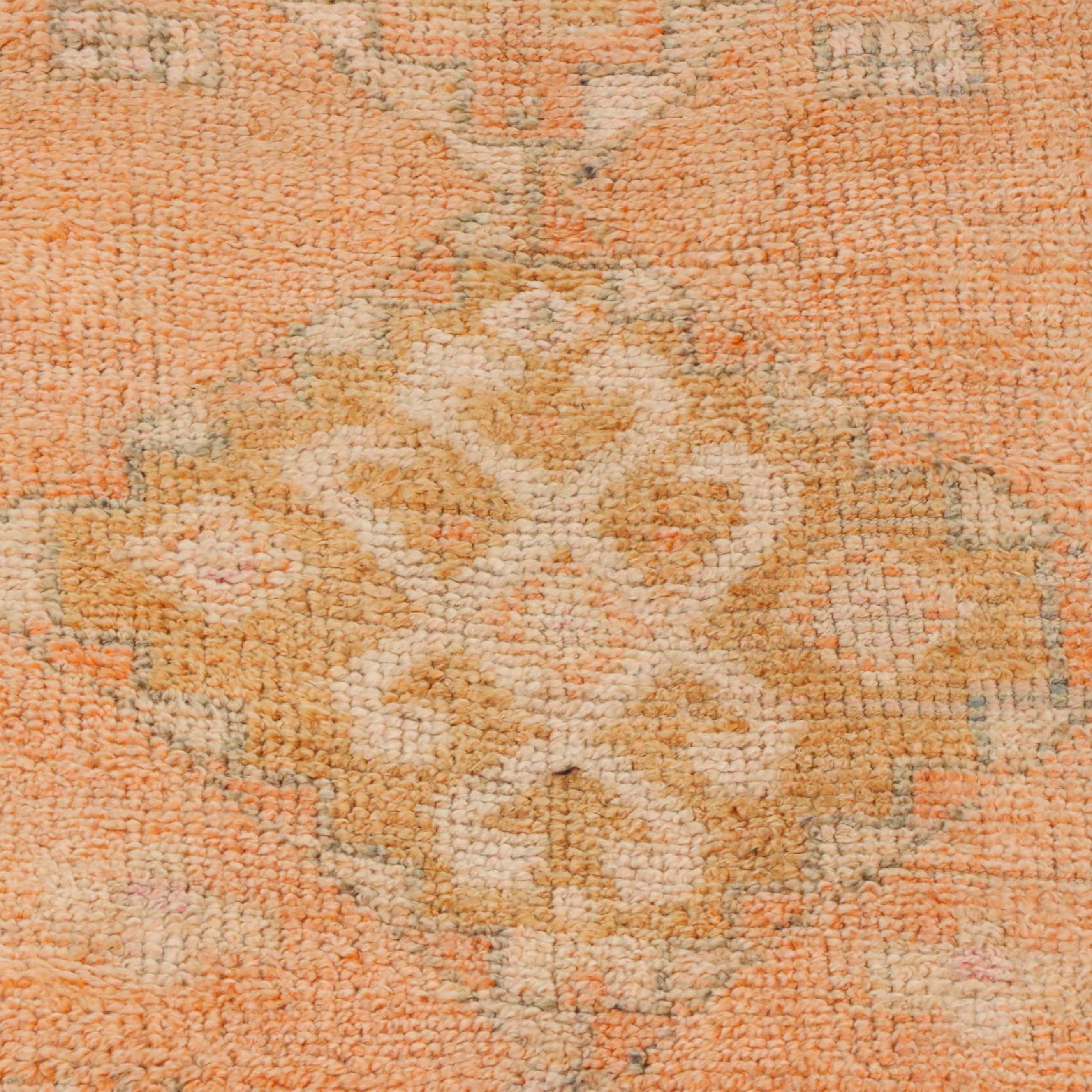 2'3 x 10'9 Hand-Knotted Turkish Oushak Carpet Runner