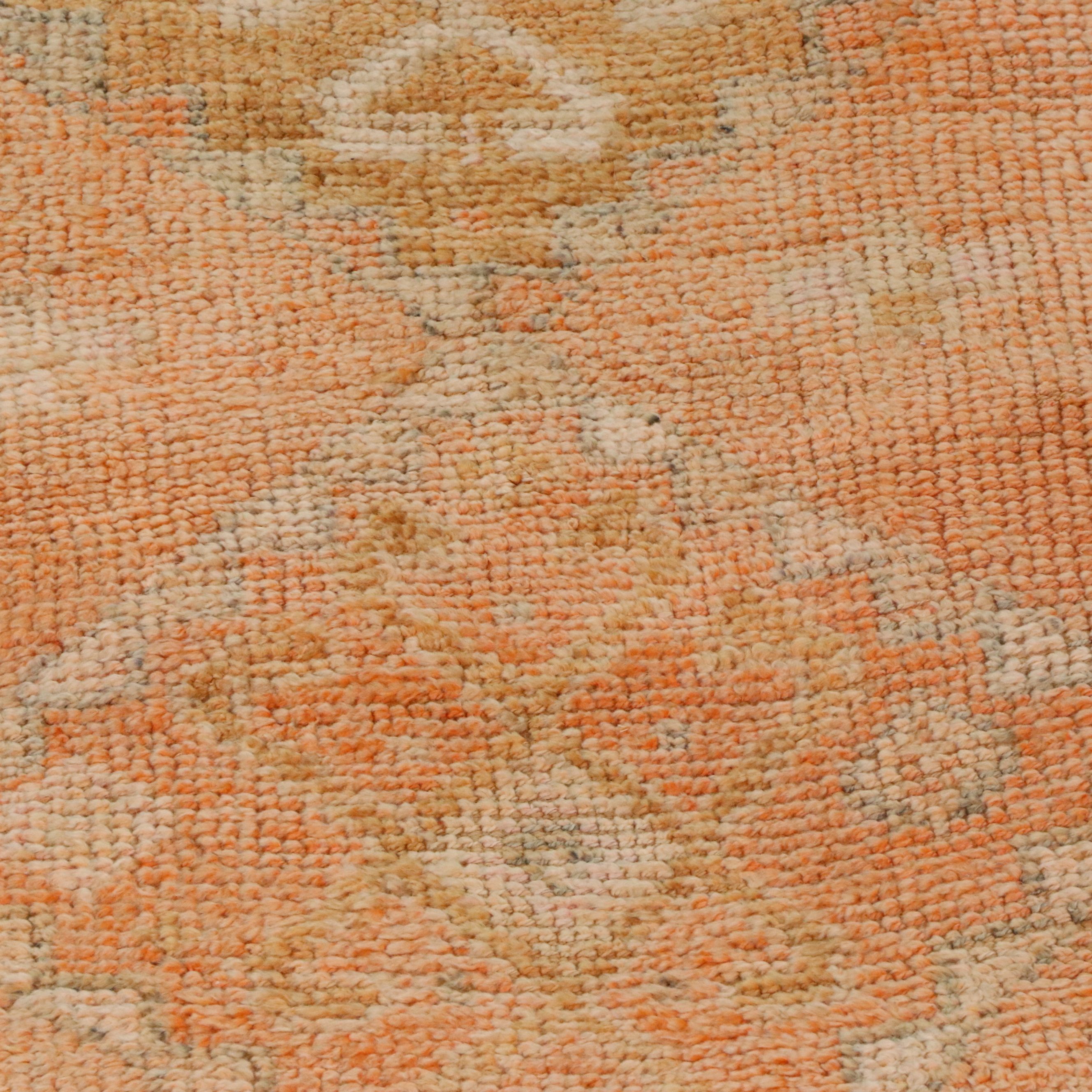 2'3 x 10'9 Hand-Knotted Turkish Oushak Carpet Runner