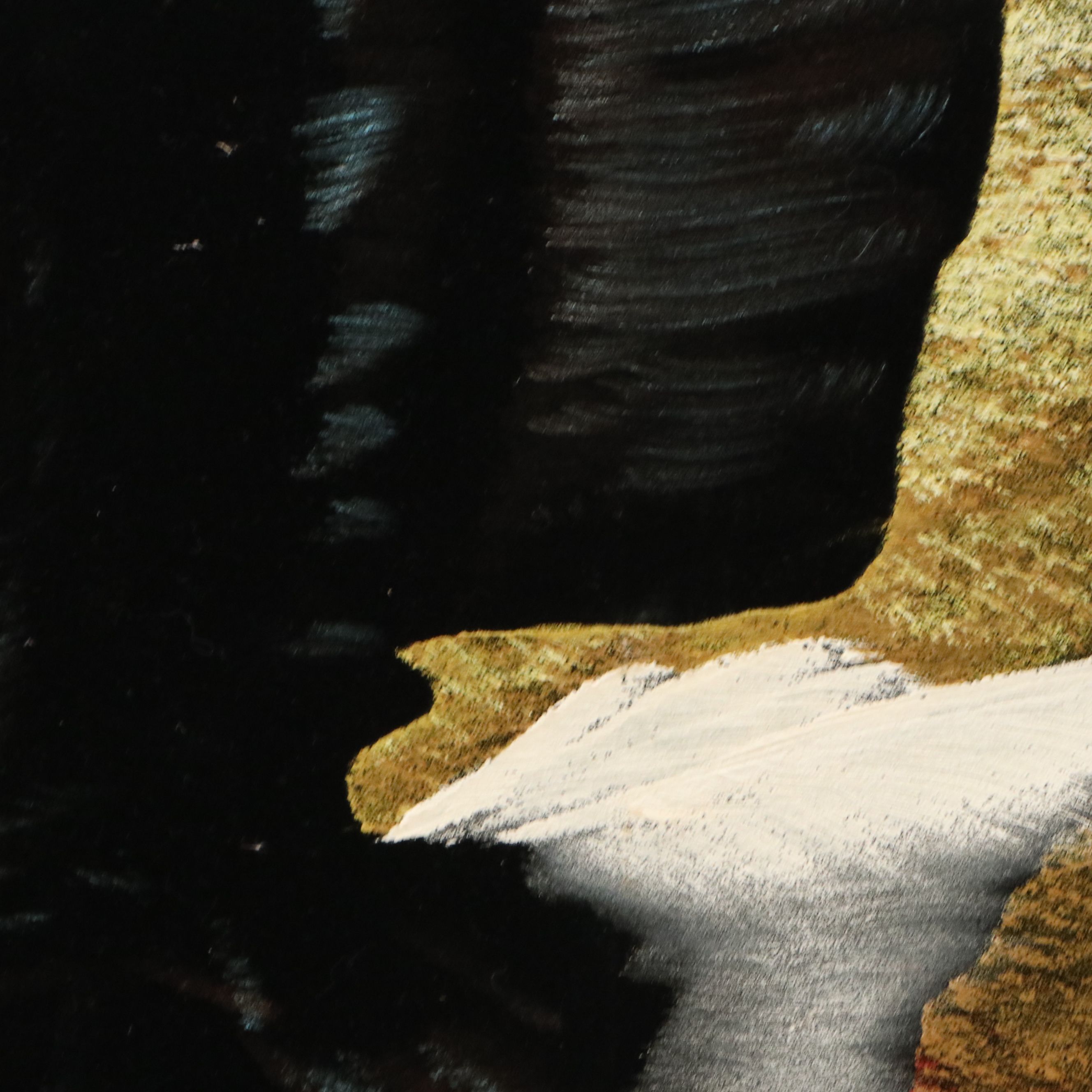 Velvet Painting of Bald Eagle in Flight, 21st Century