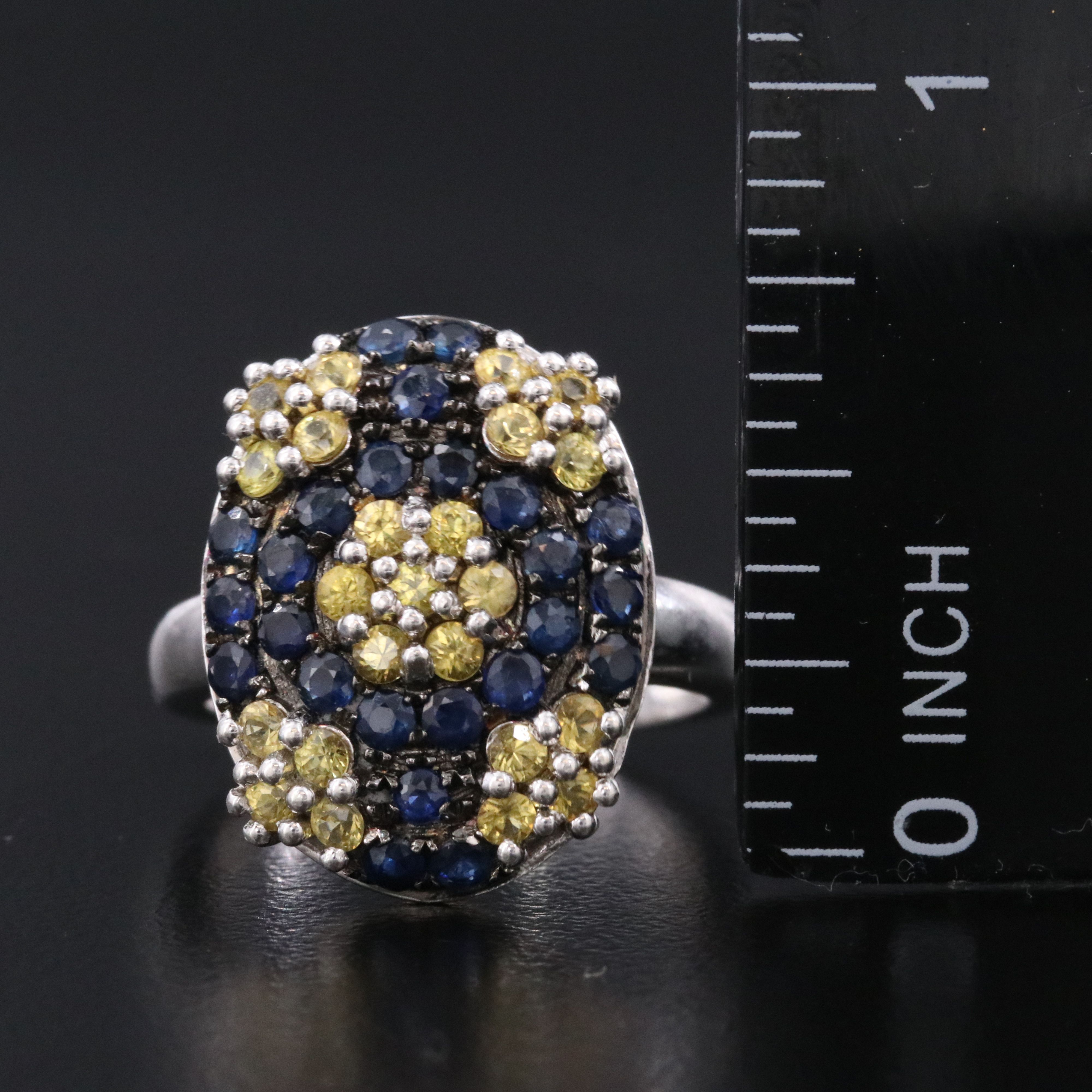 Sterling Sapphire Ring