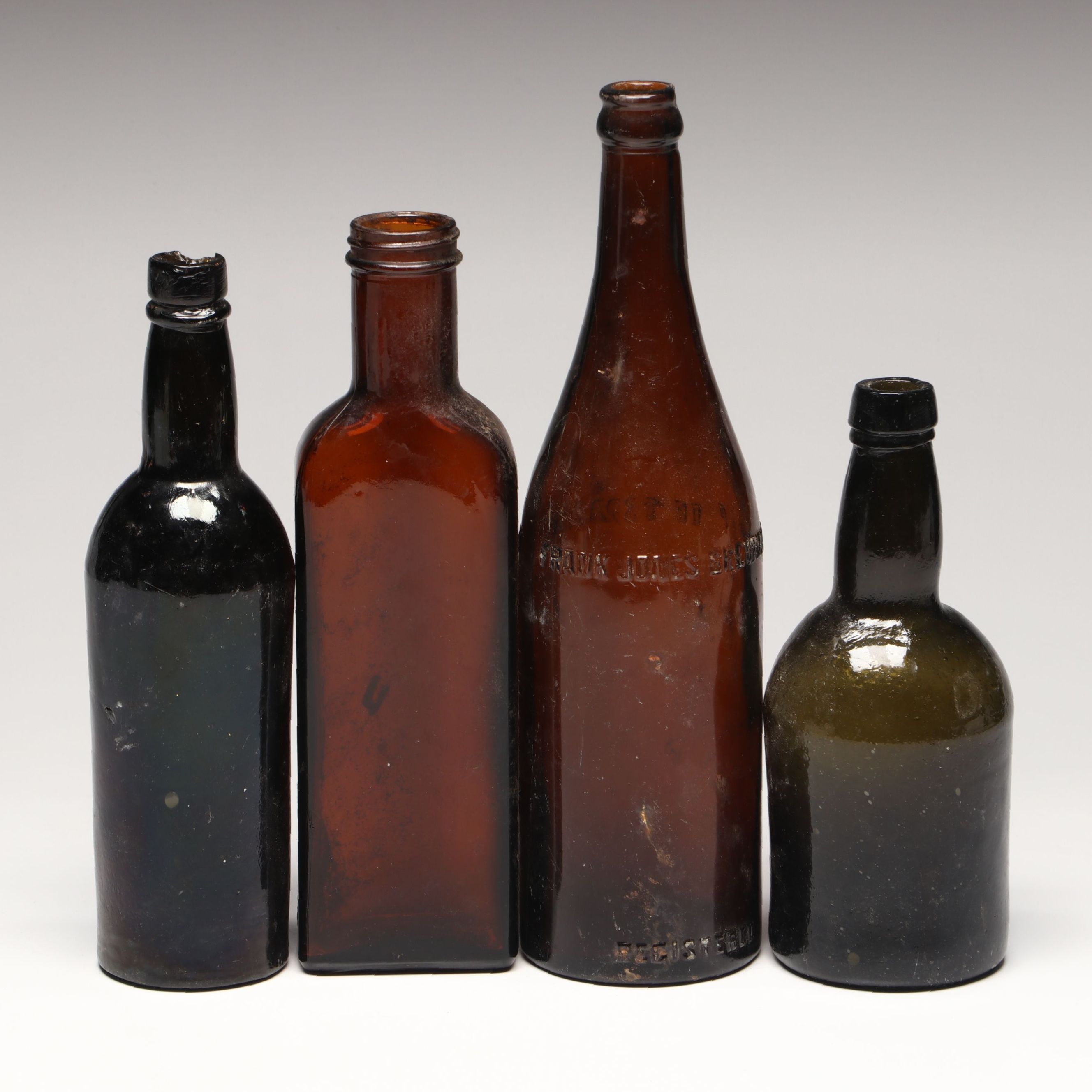 Father John's Medicine, Frank Jones Brewing Co, and Other Glass Bottles