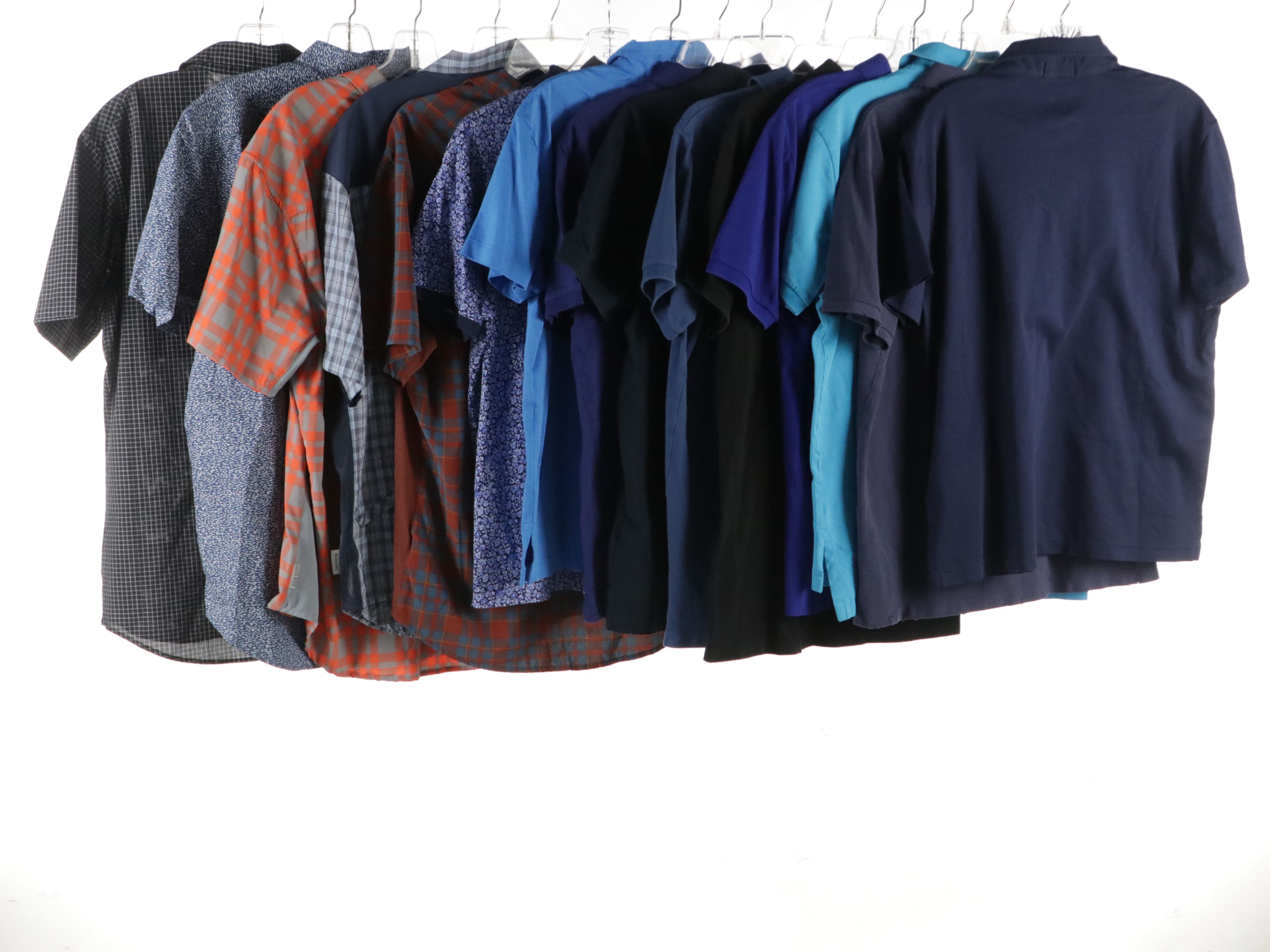 Men's Lululemon Button Up Shirt W/ Polo Ralph Lauren, Diesel & Other Polo Shirts