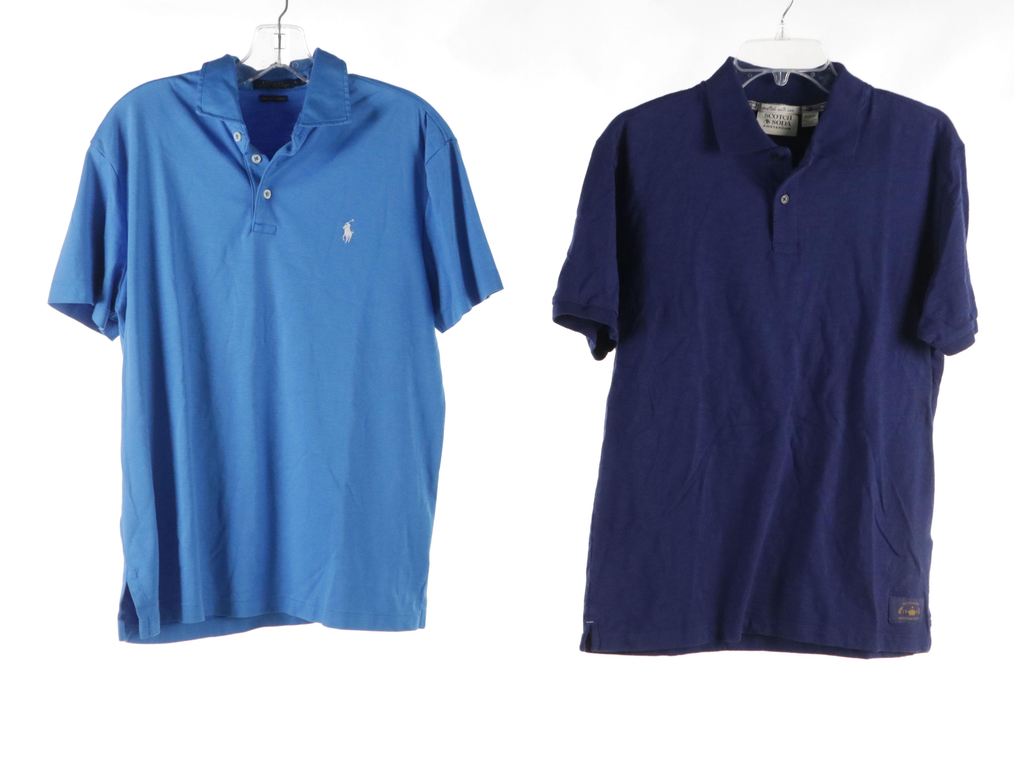 Men's Lululemon Button Up Shirt W/ Polo Ralph Lauren, Diesel & Other Polo Shirts