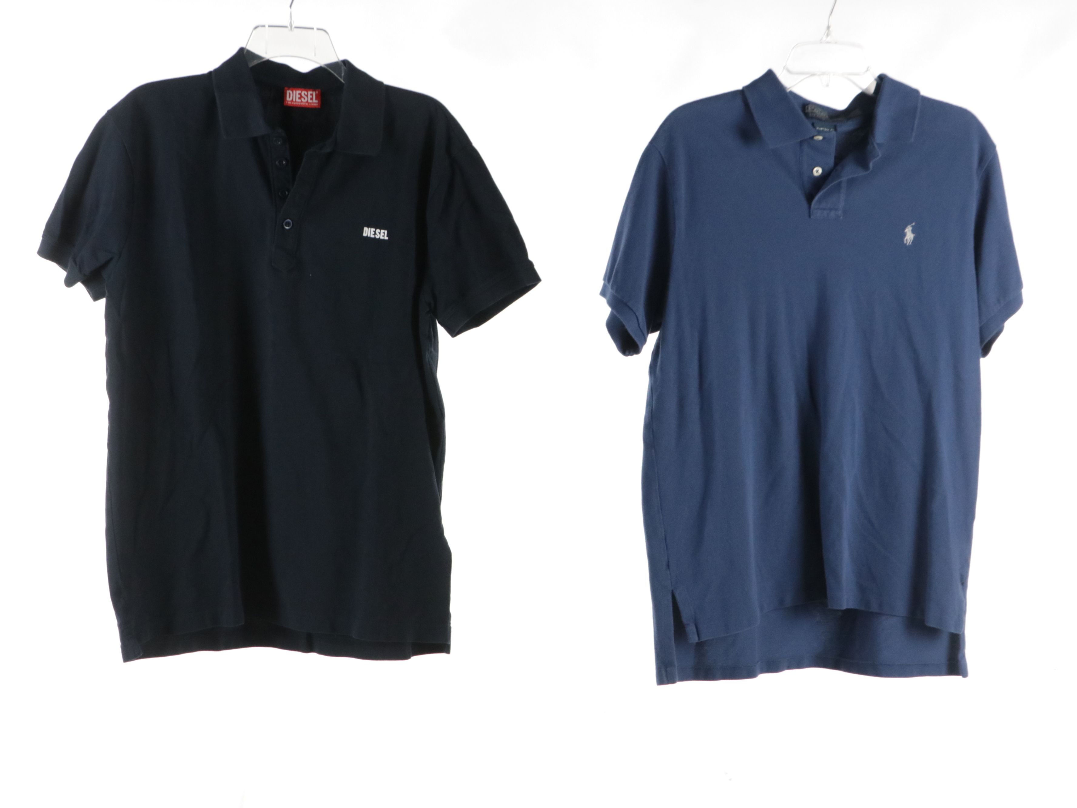 Men's Lululemon Button Up Shirt W/ Polo Ralph Lauren, Diesel & Other Polo Shirts