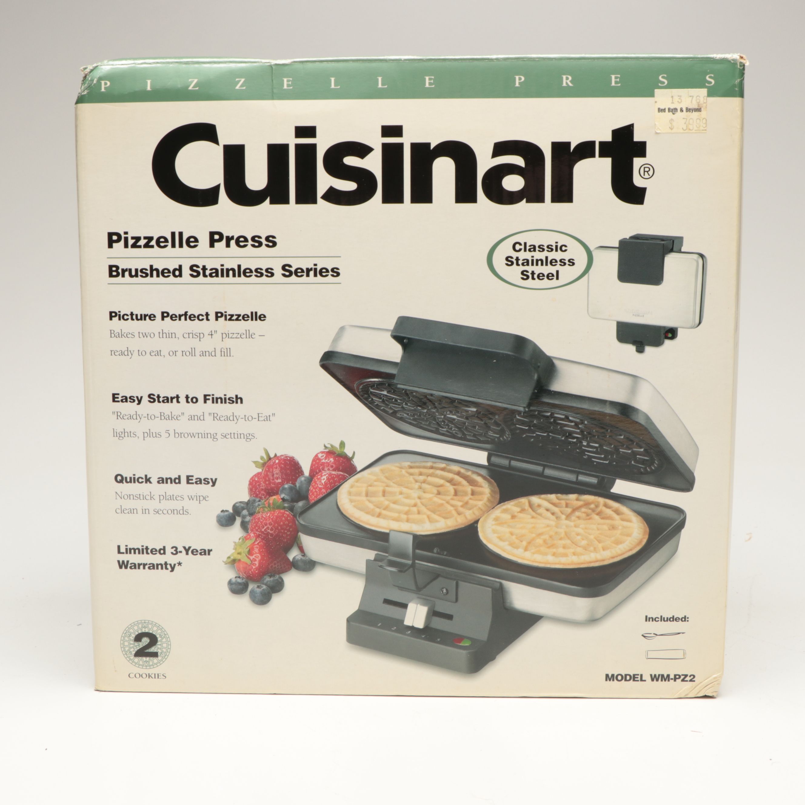 KitchenAid and Ninja Blenders with Cuisinart Pizzelle Press