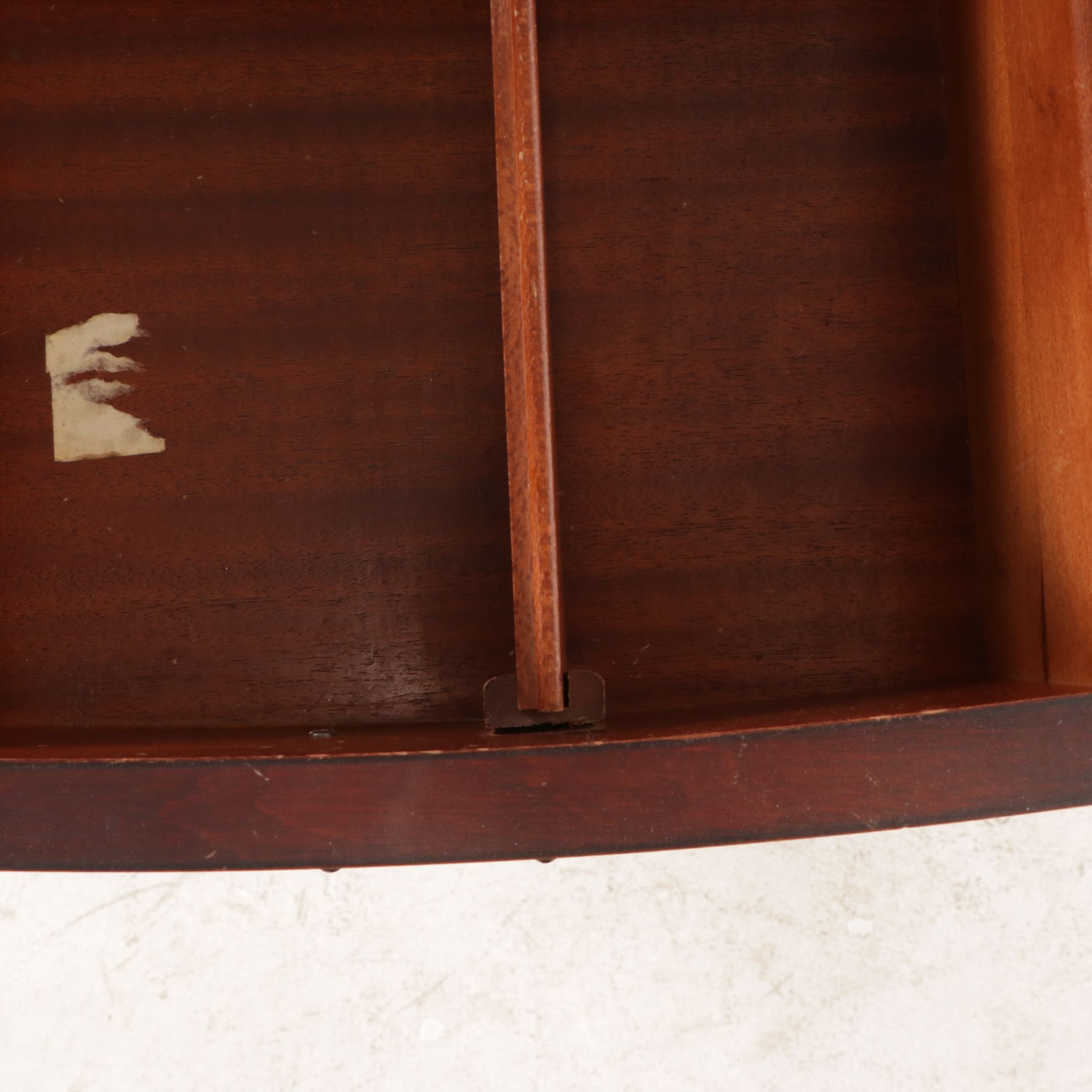 Sheraton Style Mahogany Bow Front Chest of Drawers, Early 20th Century