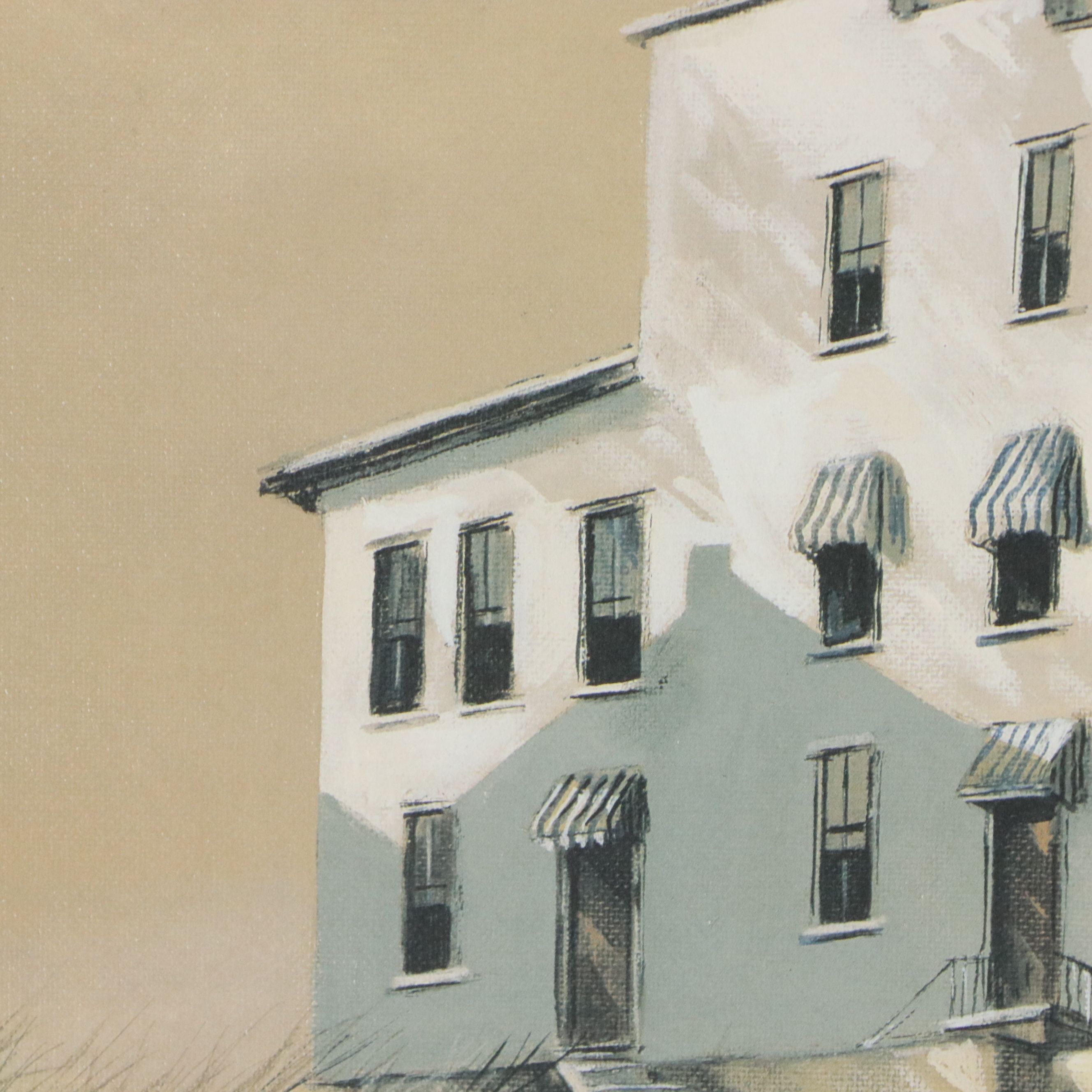 Robert Fabe Offset Lithograph "August Morning"