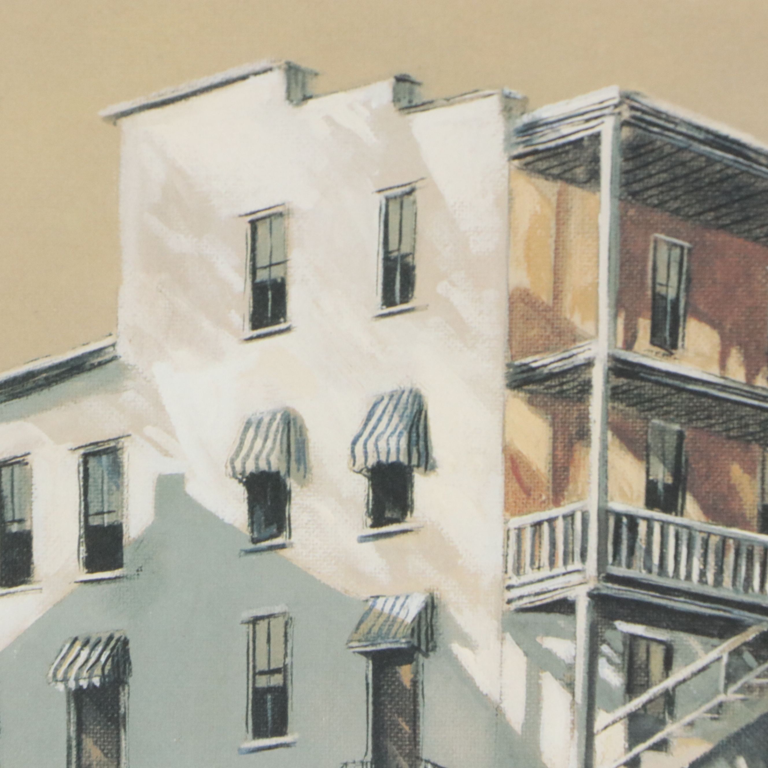 Robert Fabe Offset Lithograph "August Morning"