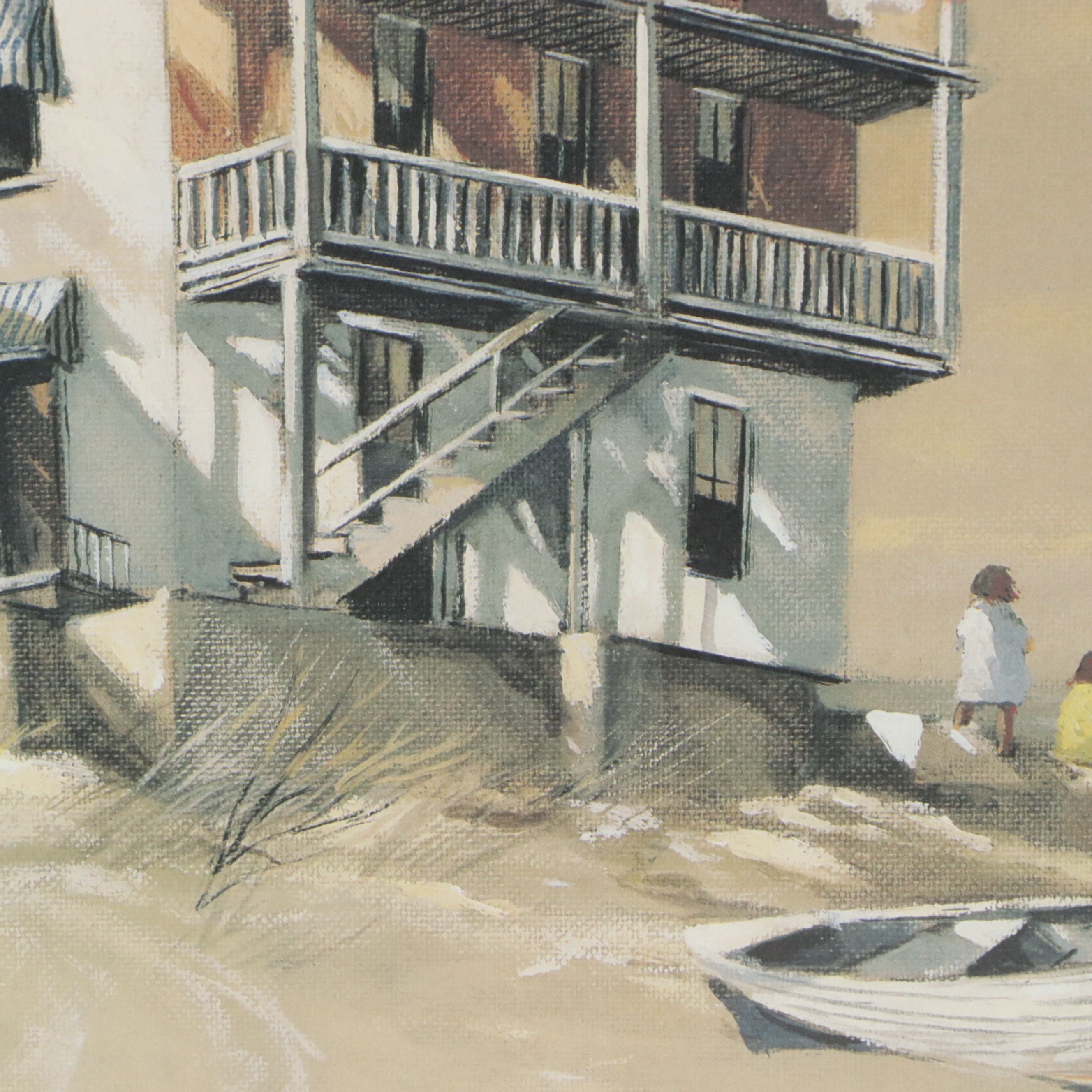 Robert Fabe Offset Lithograph "August Morning"