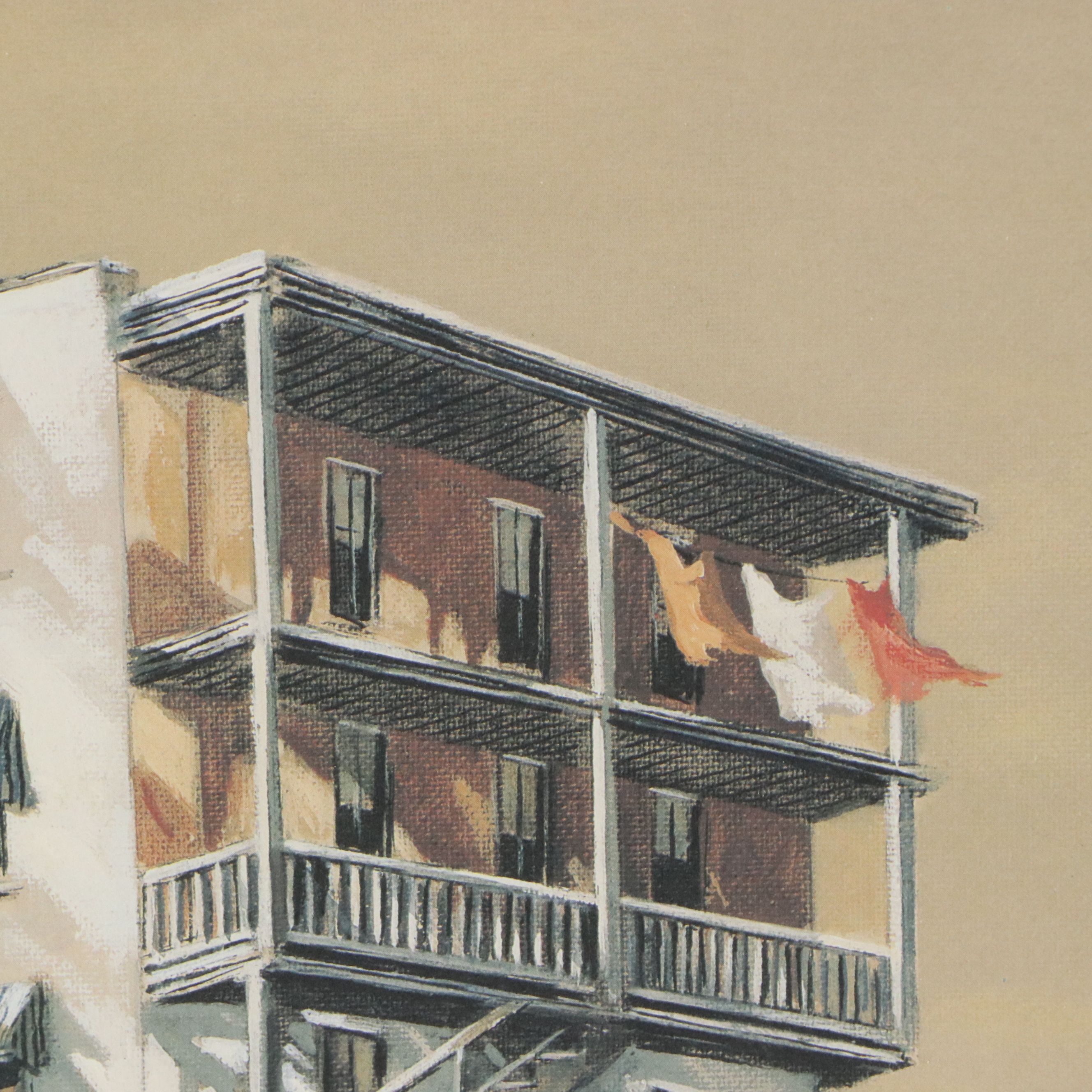 Robert Fabe Offset Lithograph "August Morning"