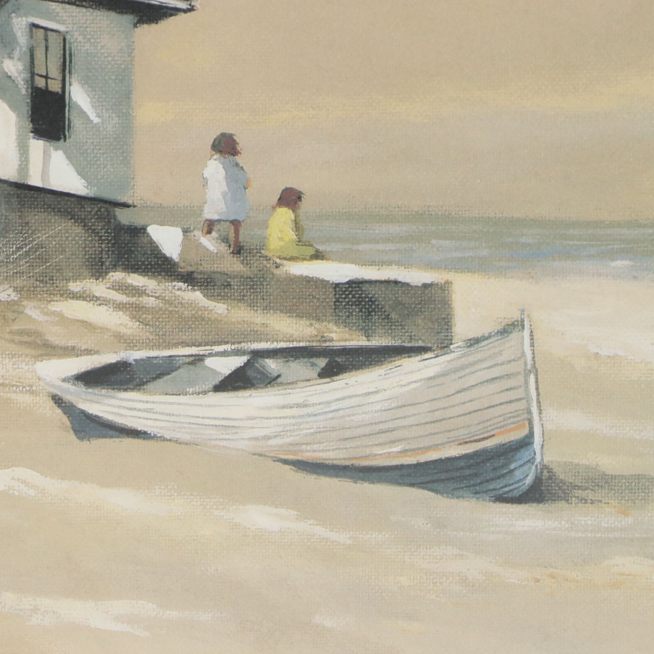 Robert Fabe Offset Lithograph "August Morning"