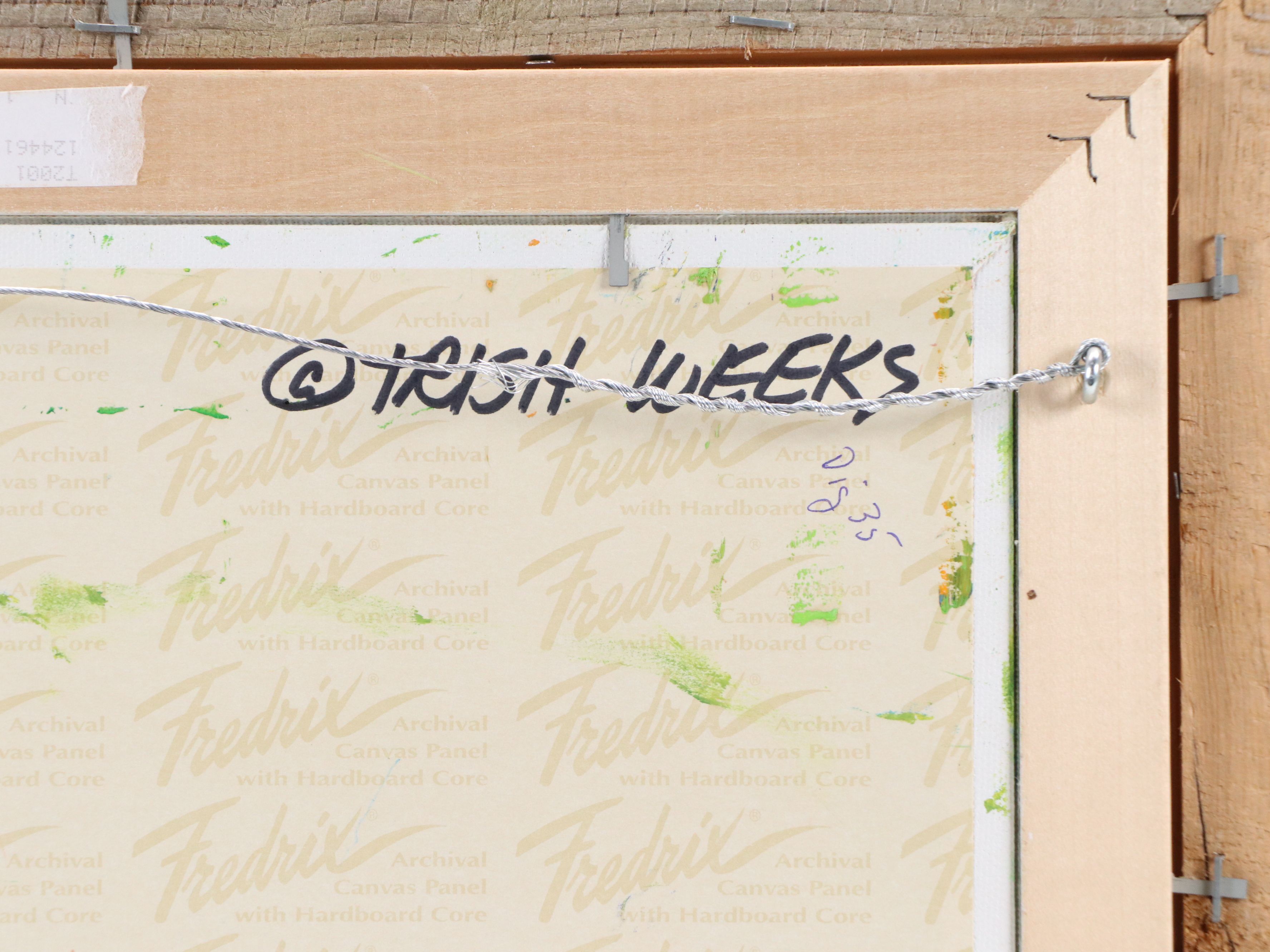 Trish Weeks Lake Landscape Oil Painting