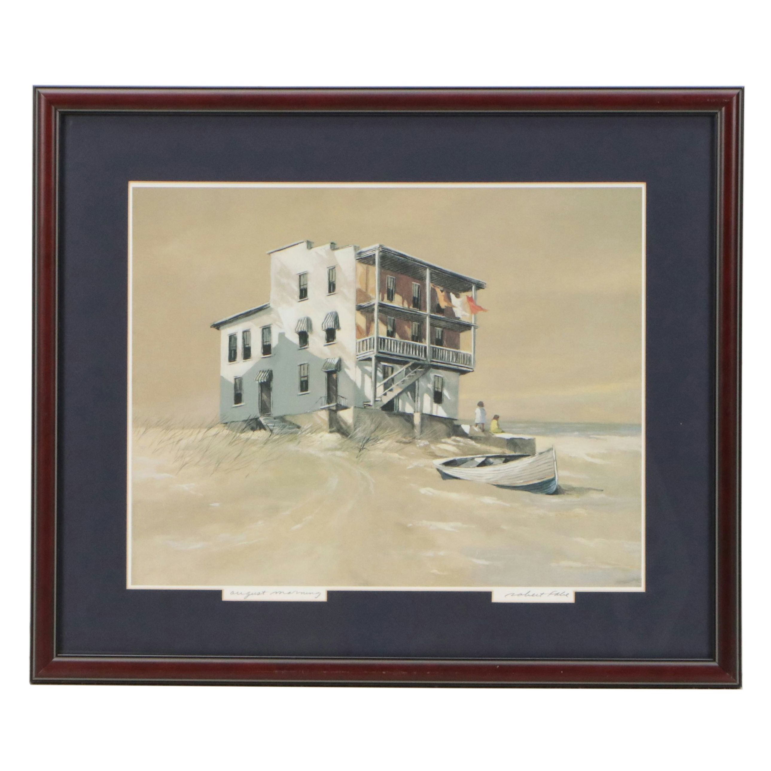 Robert Fabe Offset Lithograph "August Morning"