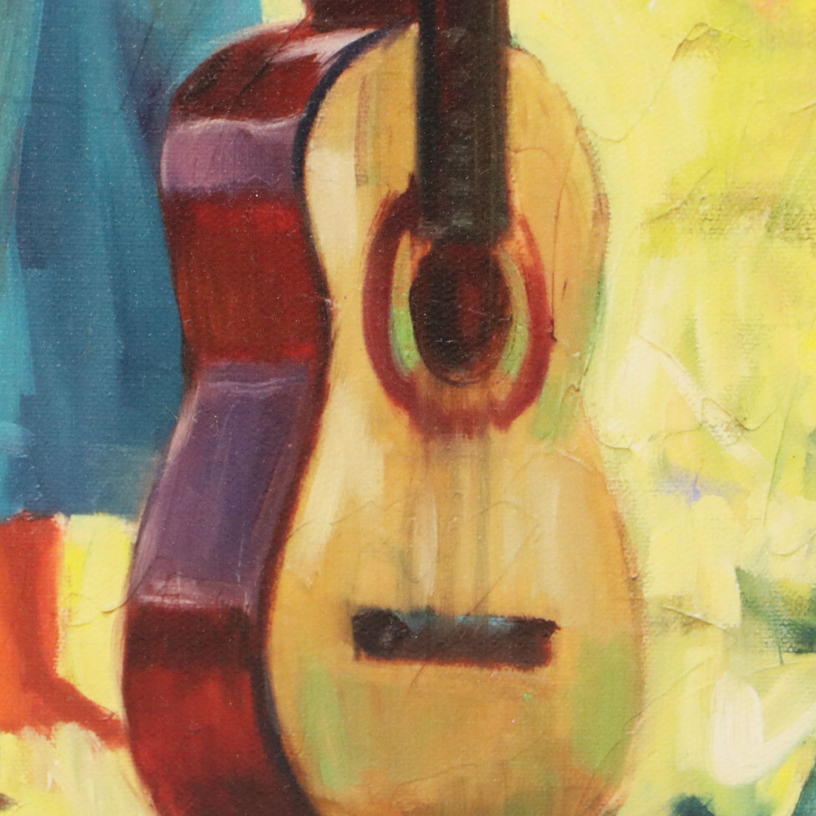 Michael Vincent Digital Print of Child with Guitar, 21st Century