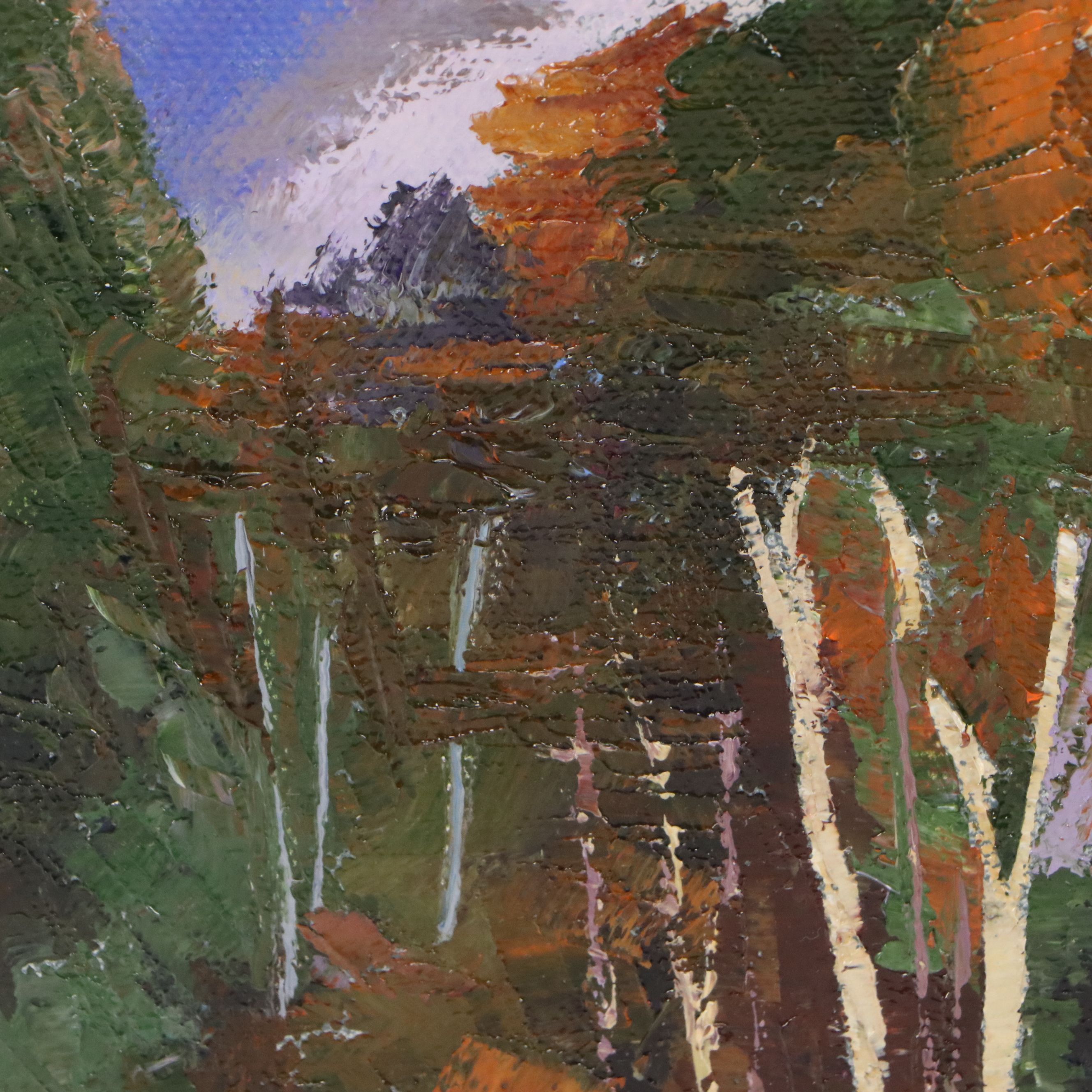 James Baldoumas Oil Painting "Pond and Trees," 2026