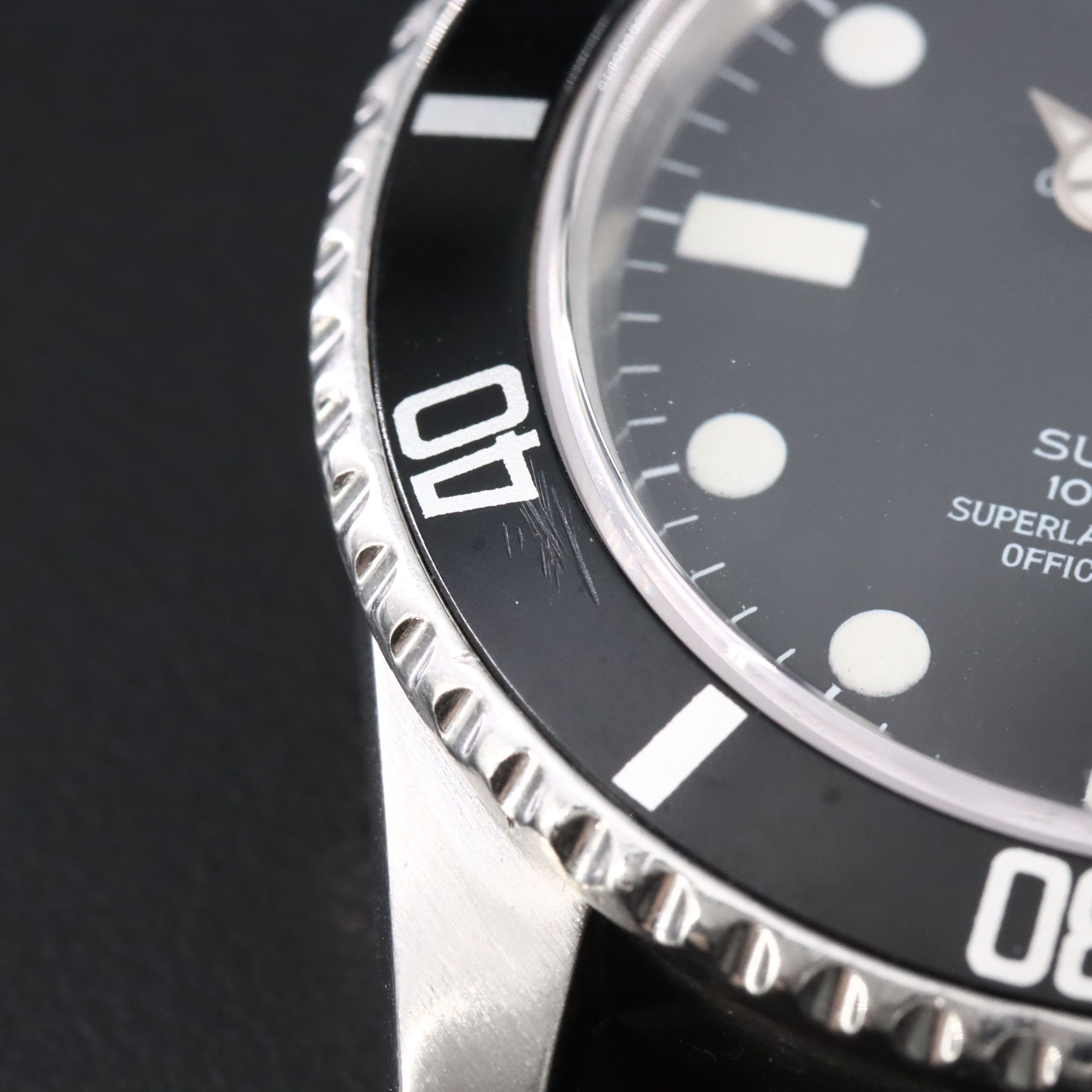 1983 Rolex Submariner Black Matte Dial Steel Date 16800 Automatic Watch