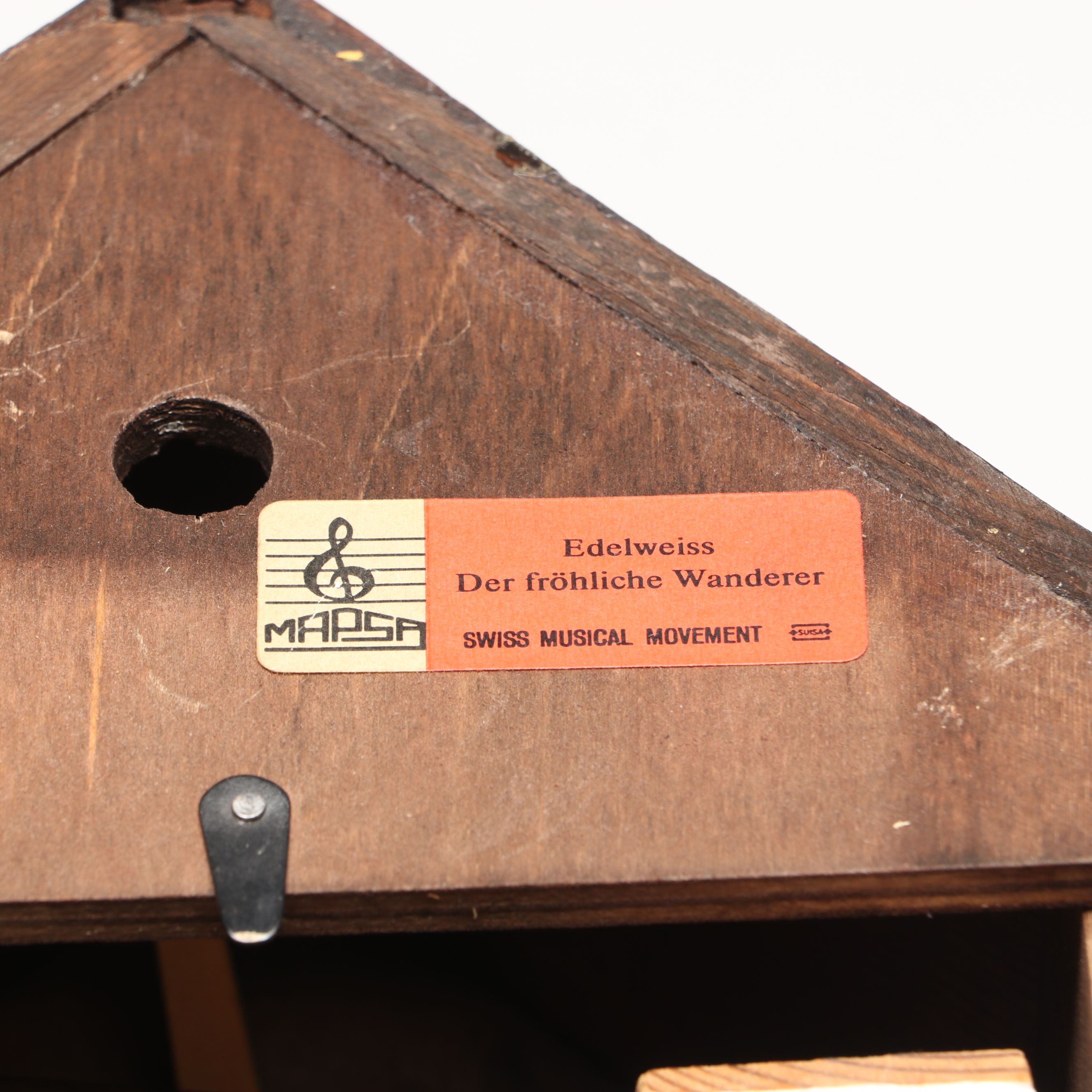 Black Forest Chalet Style Wall Cuckoo Clock