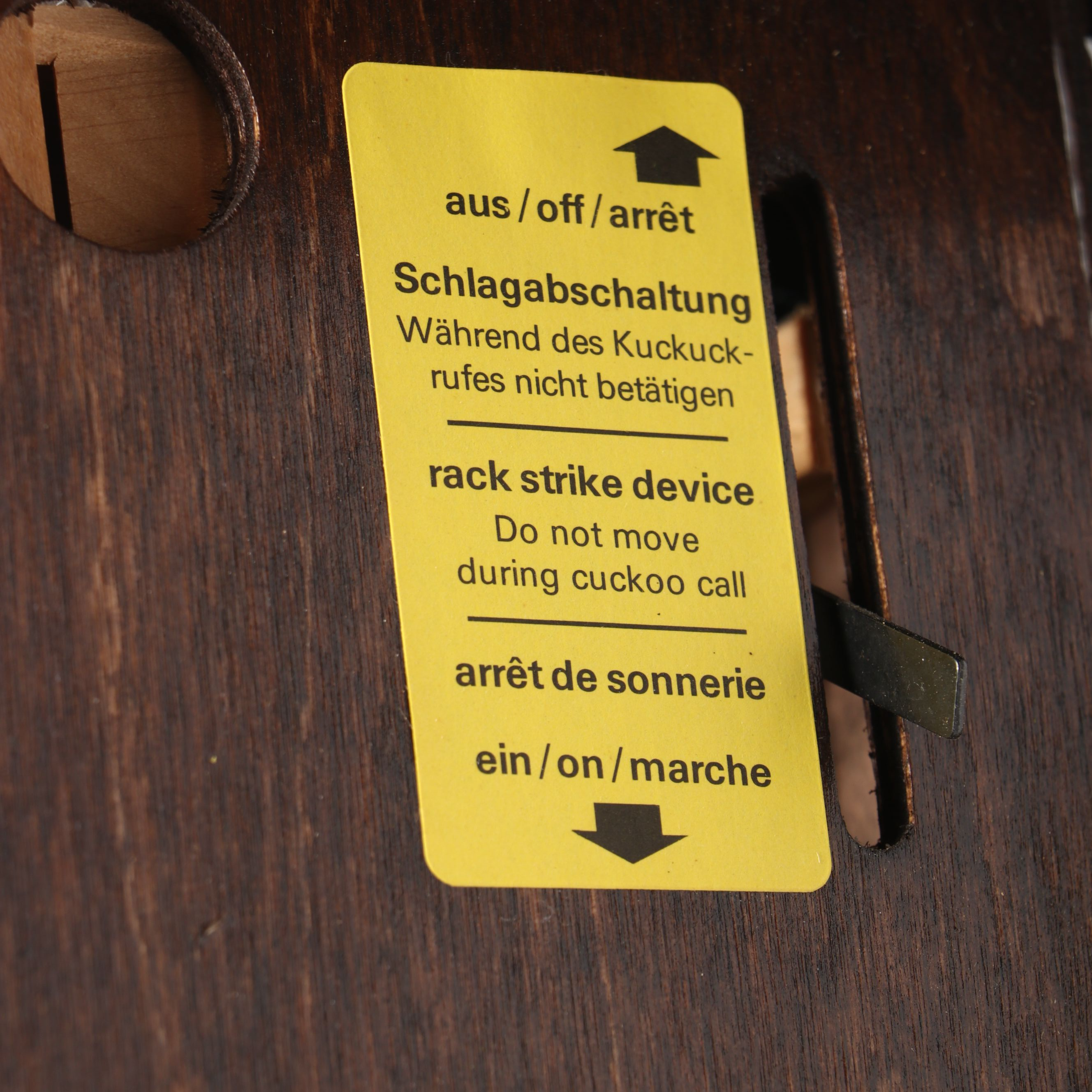 Black Forest Chalet Style Wall Cuckoo Clock