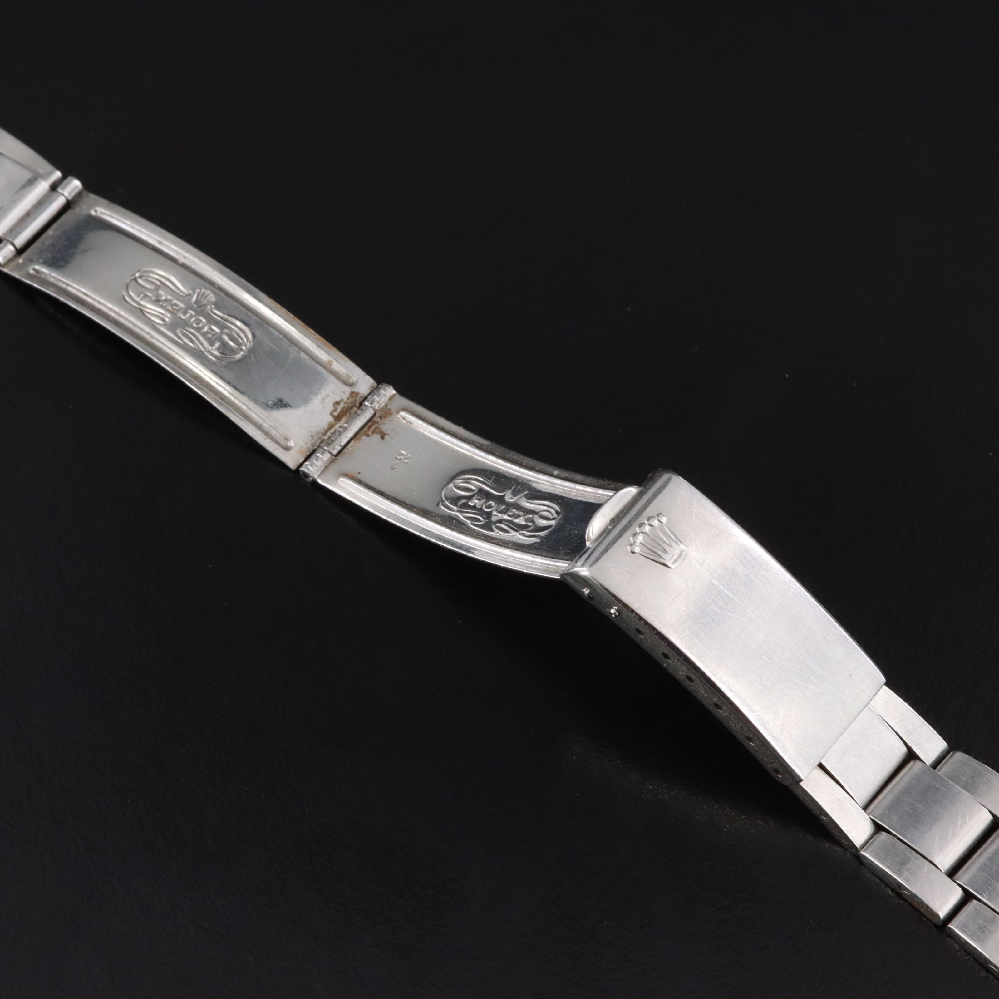 Vintage Rolex 7835 Folded Link Oyster Bracelet c.1972