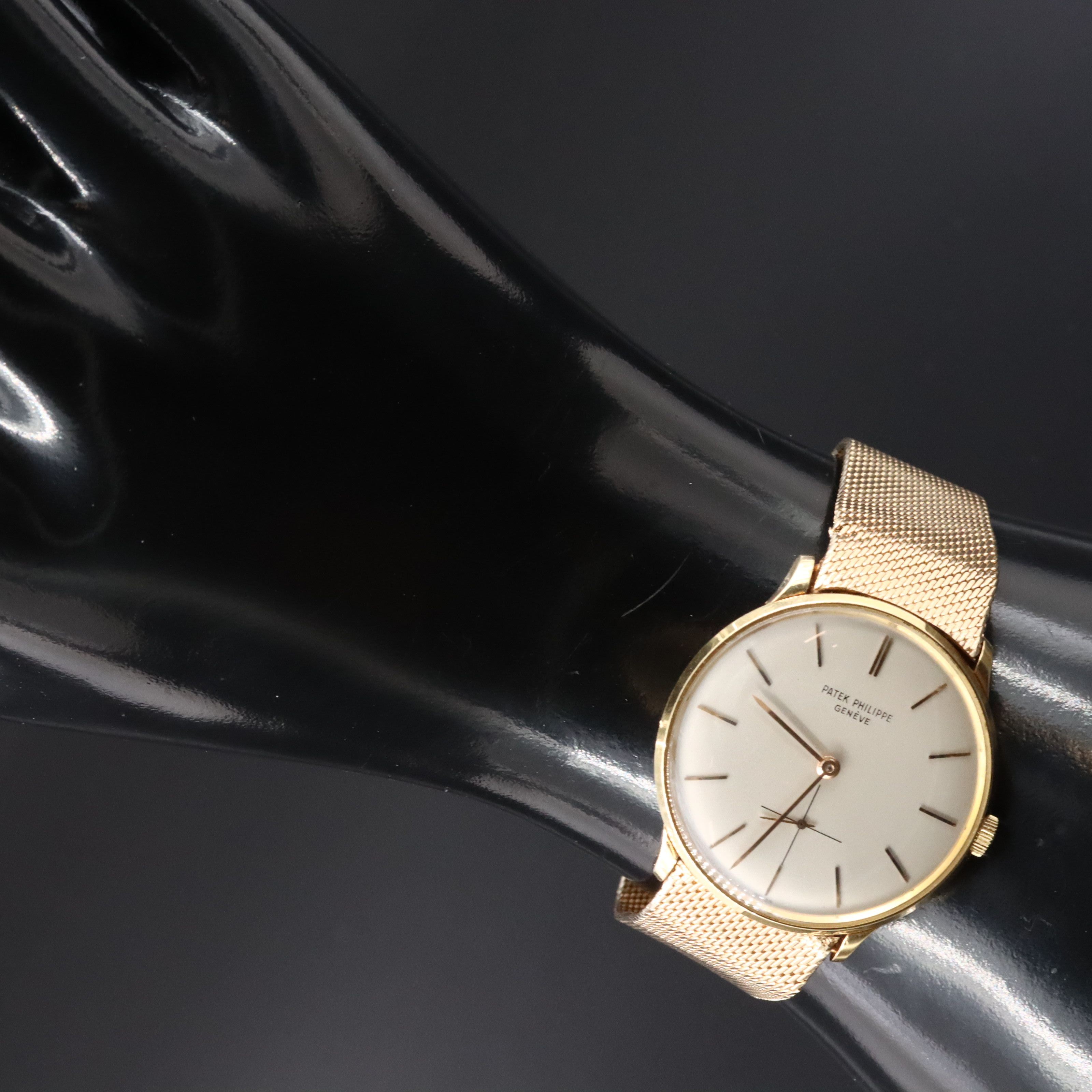 18K Patek Philippe Calatrava 14K Custom Band Watch