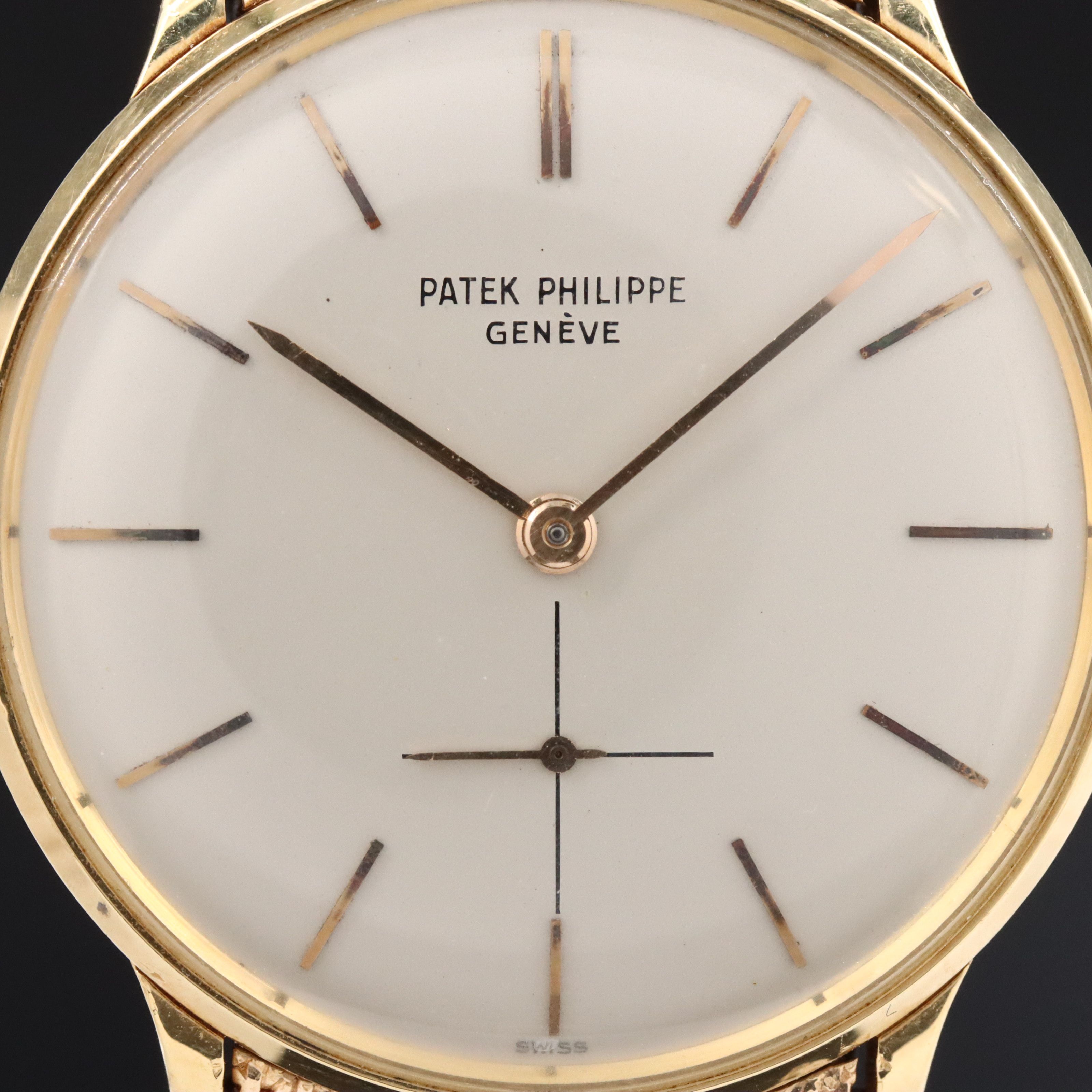 18K Patek Philippe Calatrava 14K Custom Band Watch