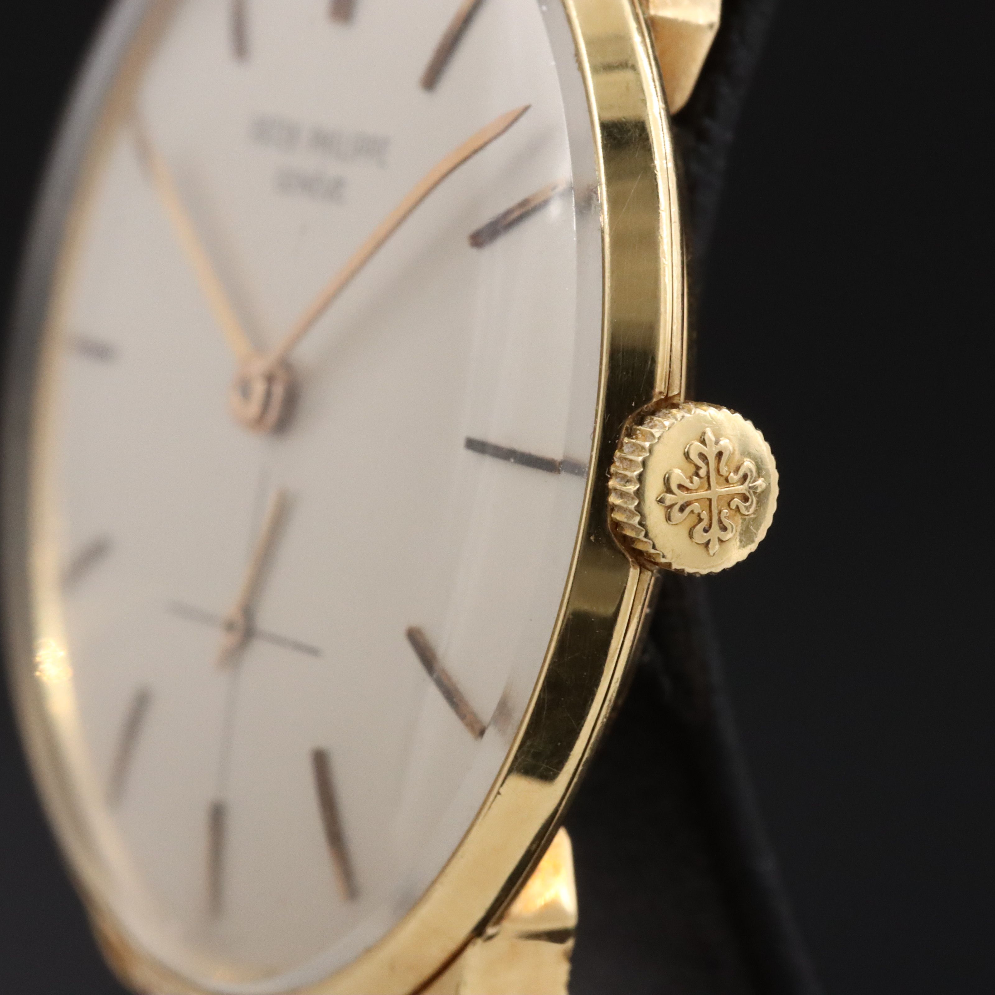 18K Patek Philippe Calatrava 14K Custom Band Watch