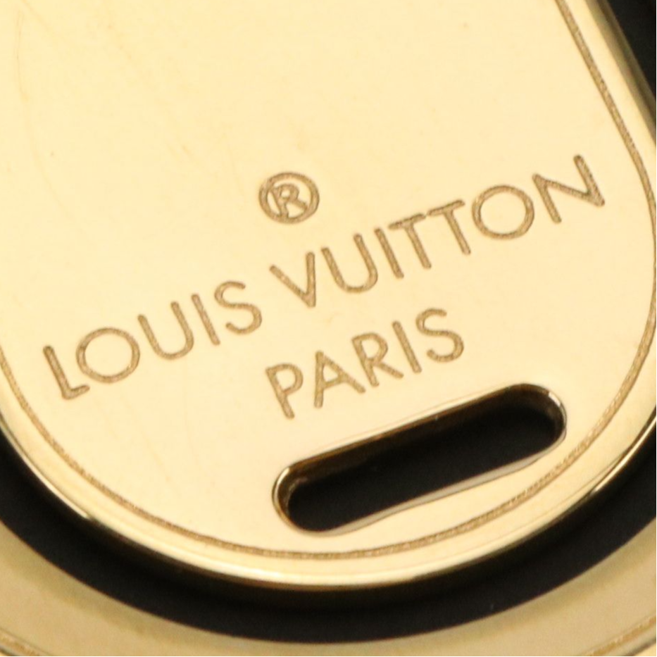 Louis Vuitton Gold Tone Pince-Billets Porte-Adresse Bookmark in Box