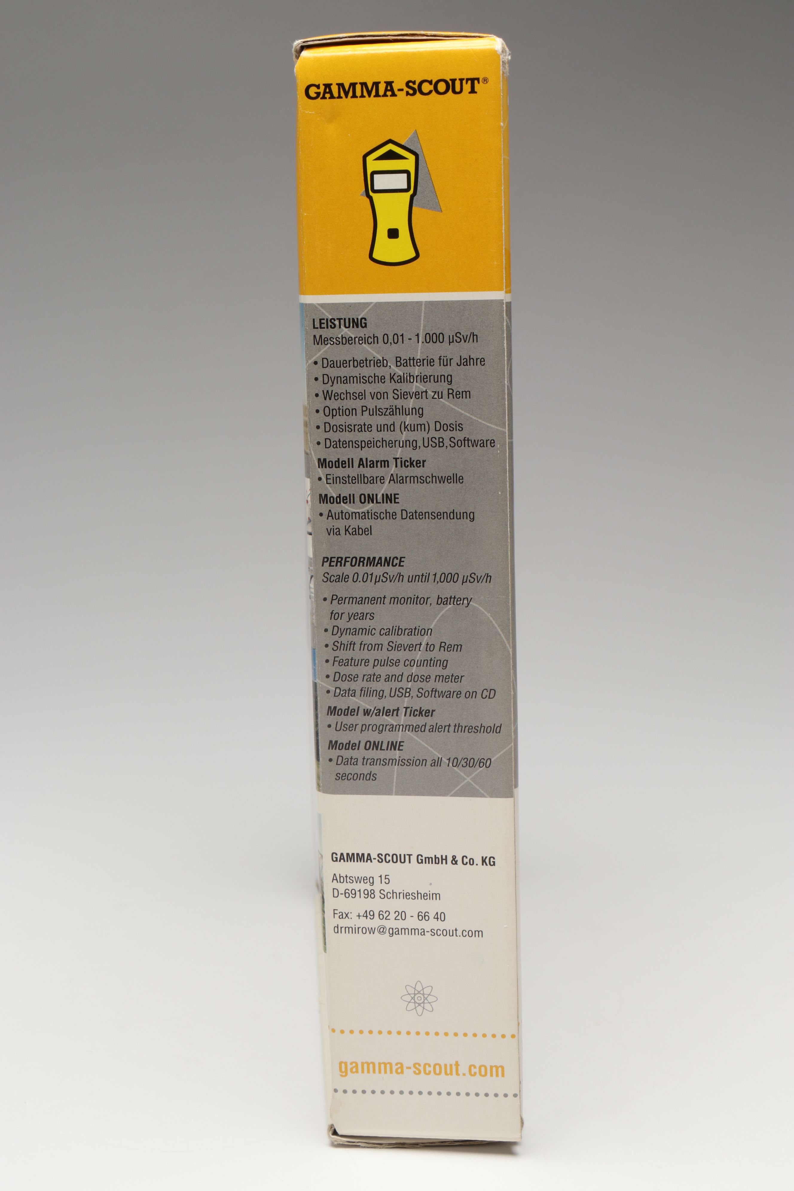 Gamma Scout Geiger Counter, 2007